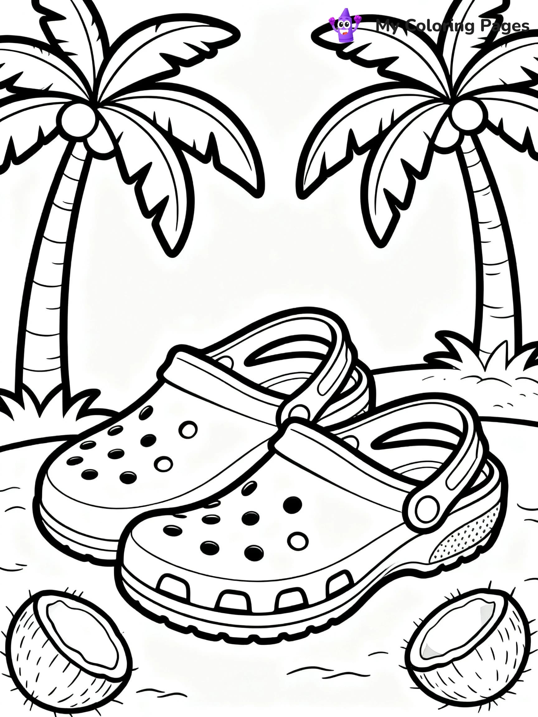 Crocs Coloring Pages - 20