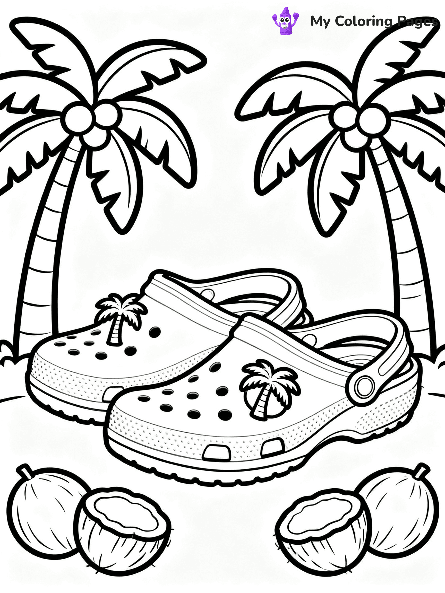 Crocs Coloring Pages - 13