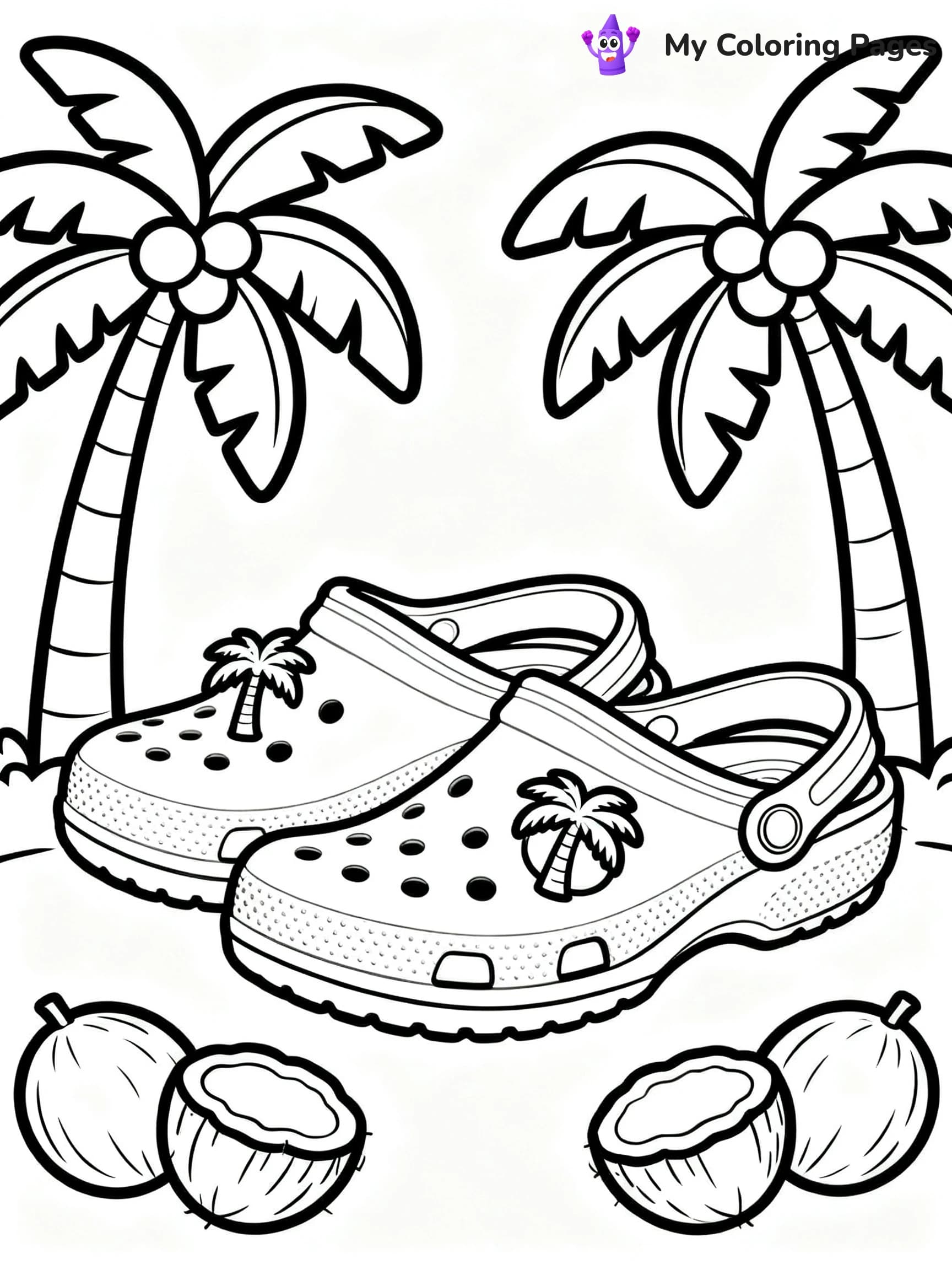 Crocs Coloring Pages - 19