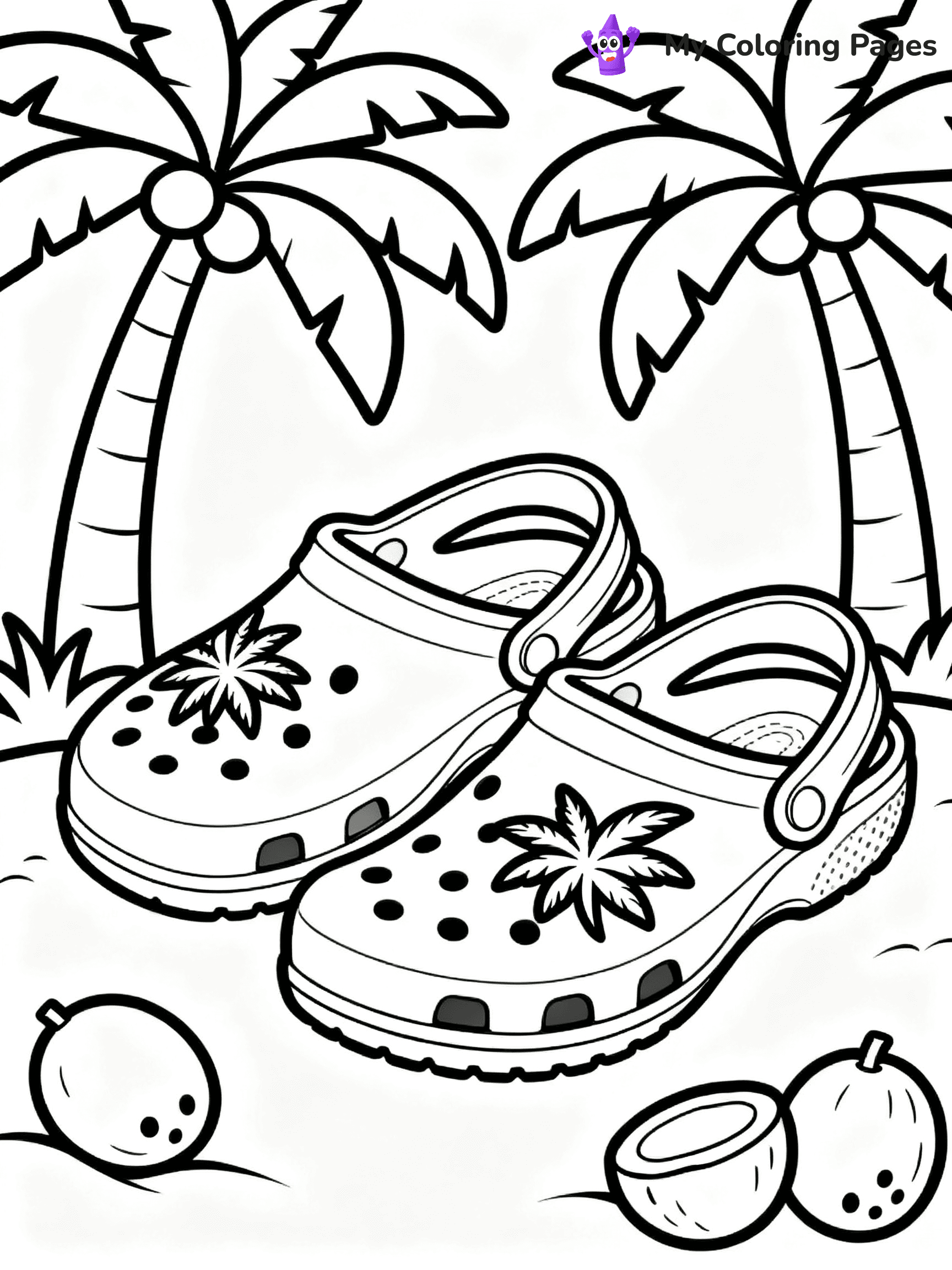 Crocs Coloring Pages - 12