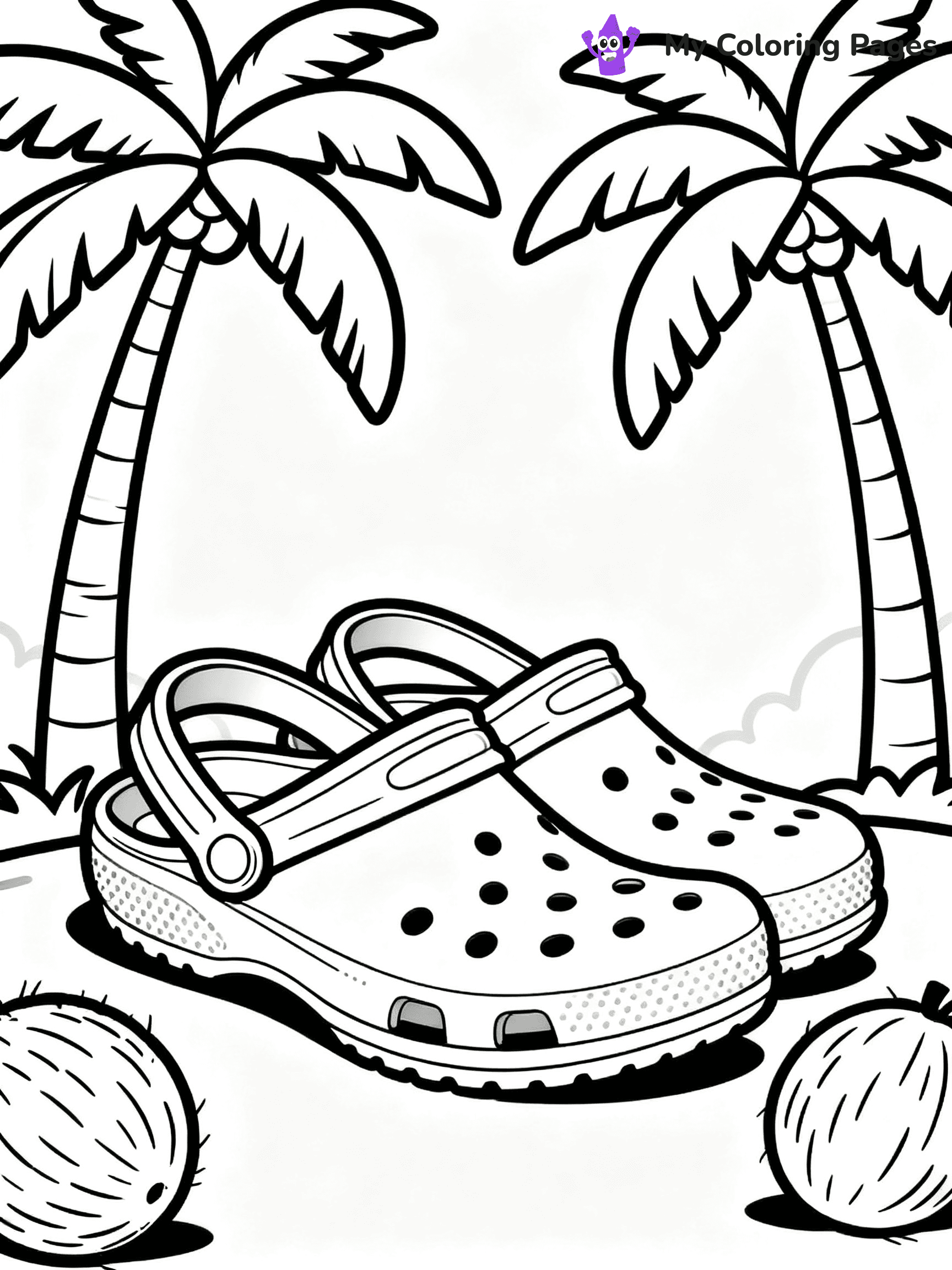 Crocs Coloring Pages - 11