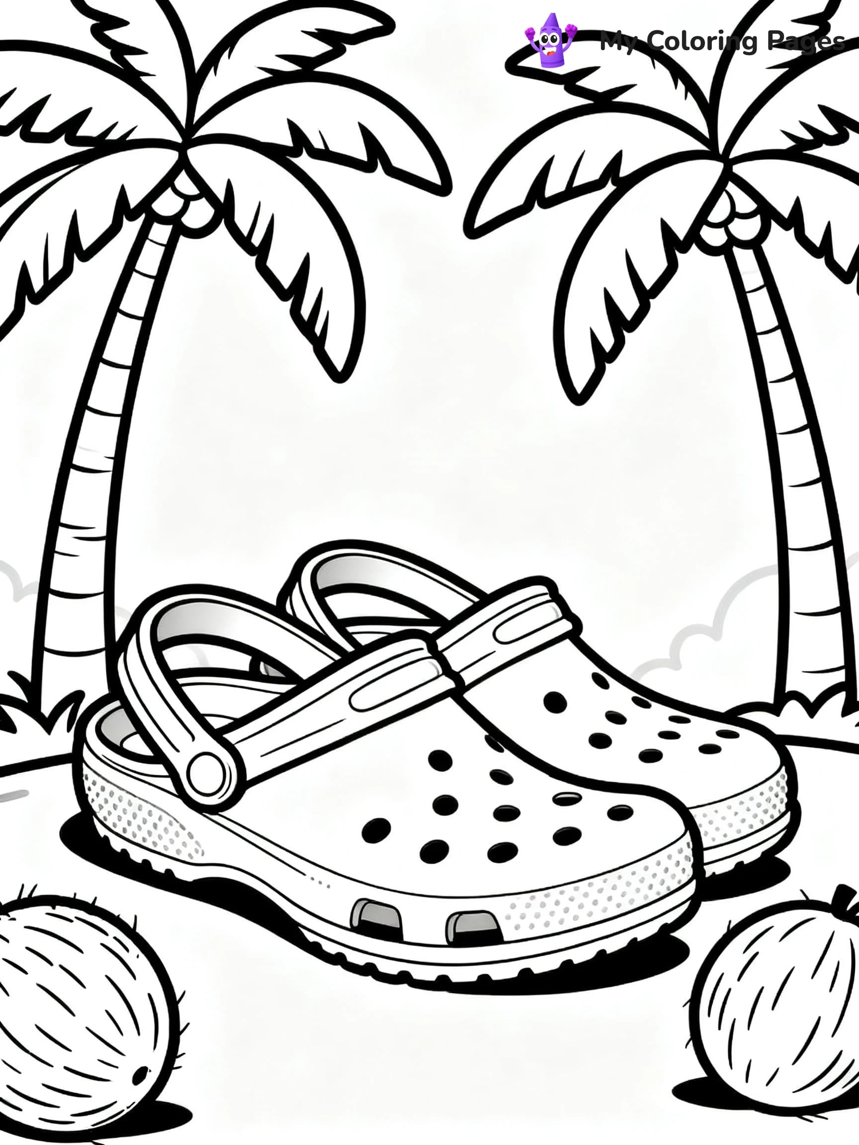 Crocs Coloring Pages - 17
