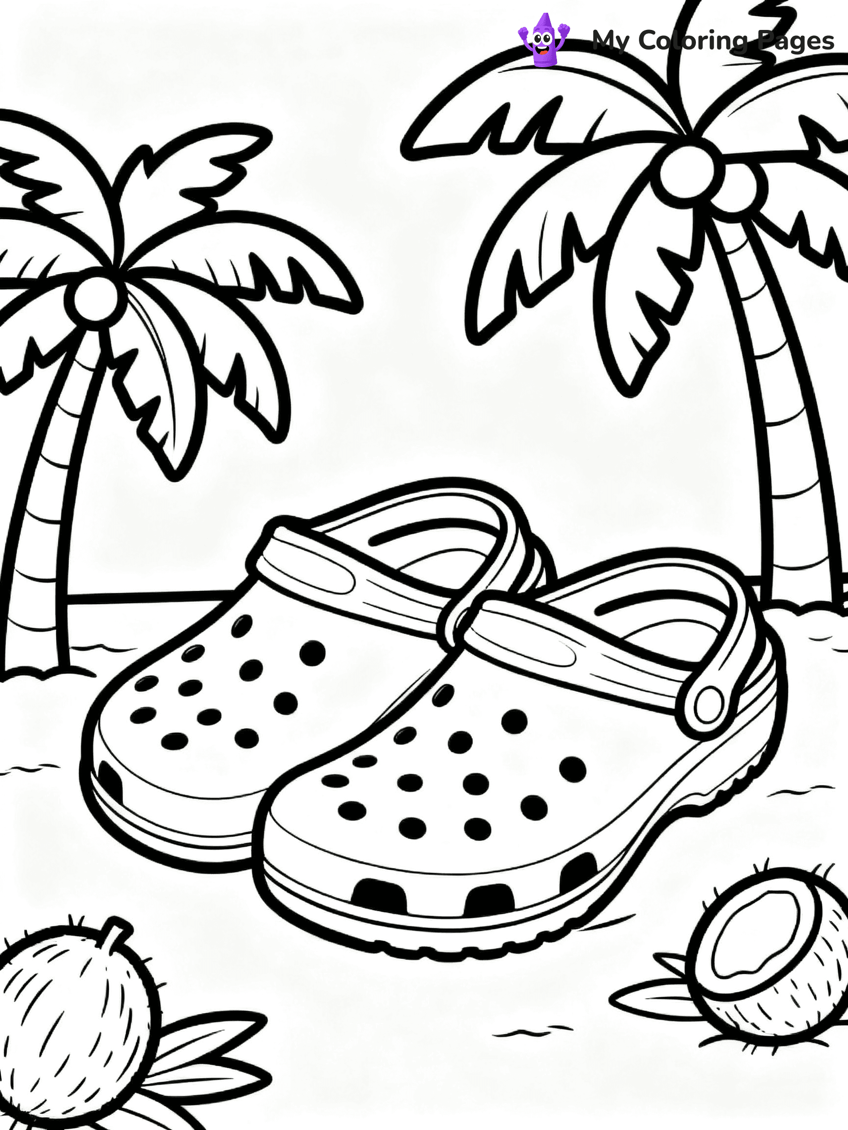 Crocs Coloring Pages - 10