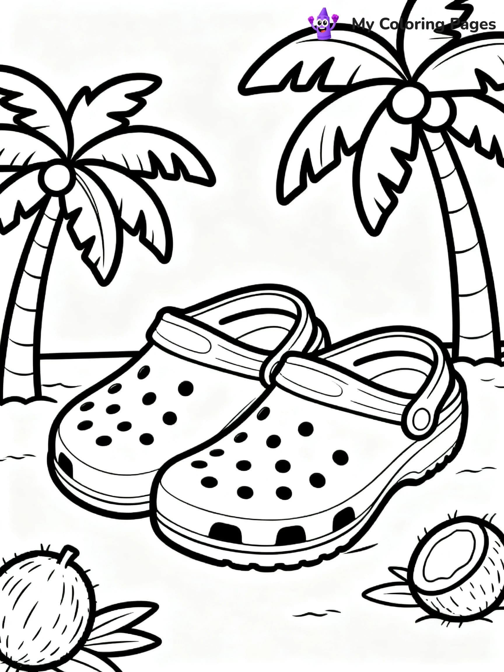 Crocs Coloring Pages - 16
