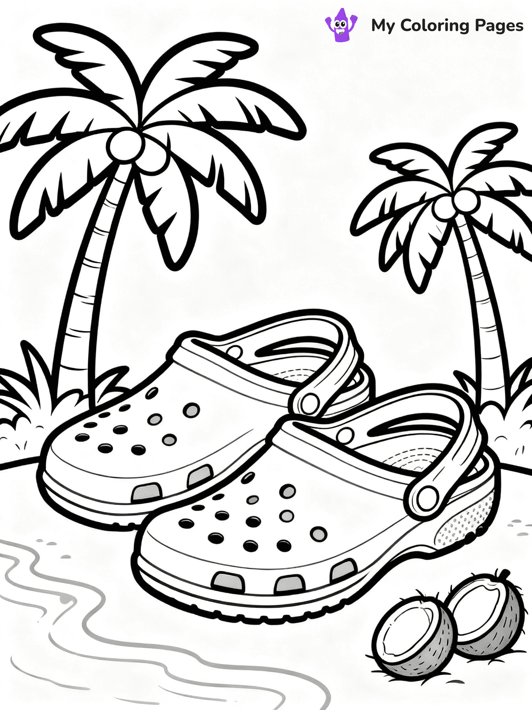 Crocs Coloring Pages - 9