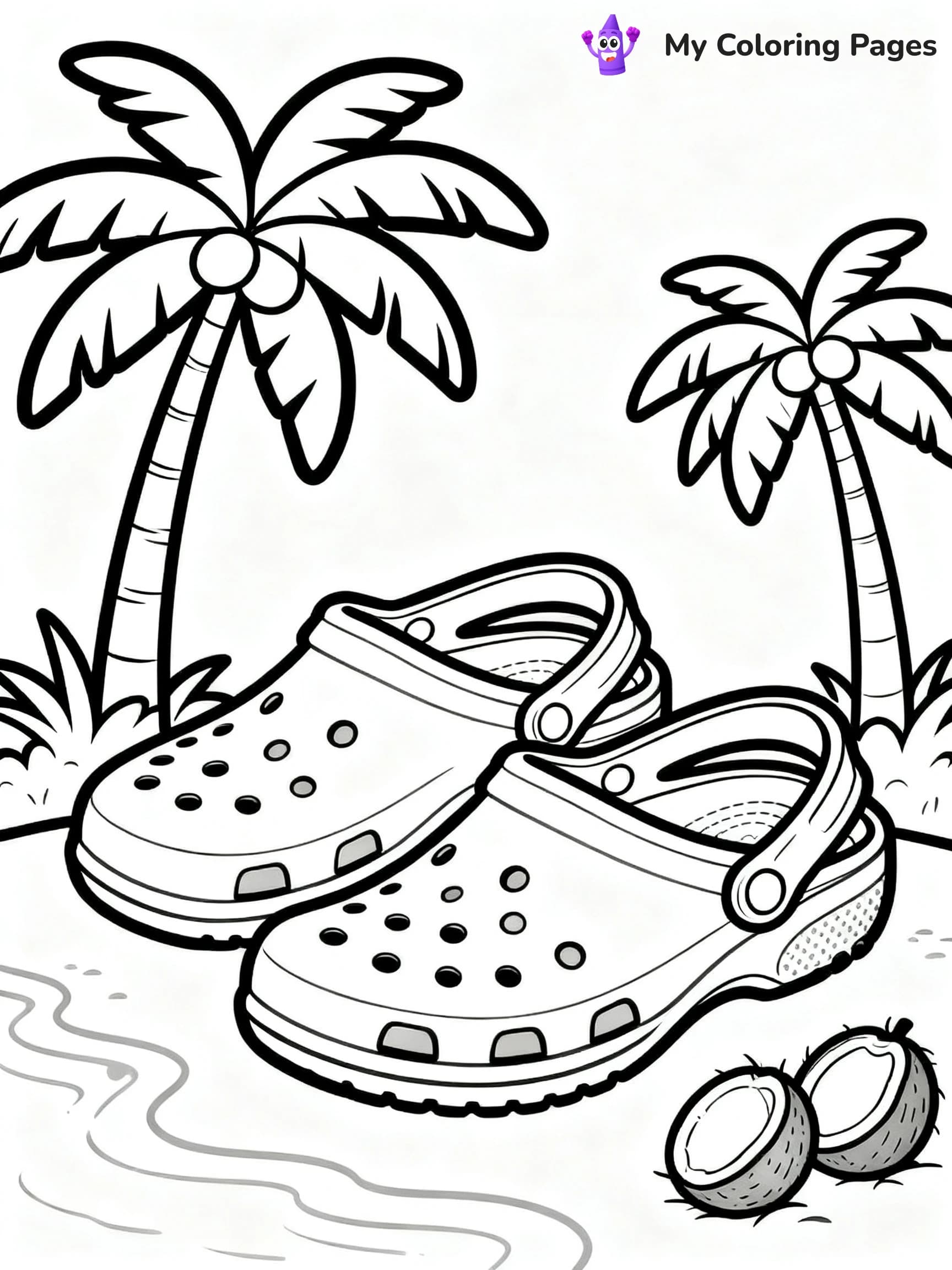 Crocs Coloring Pages - 15