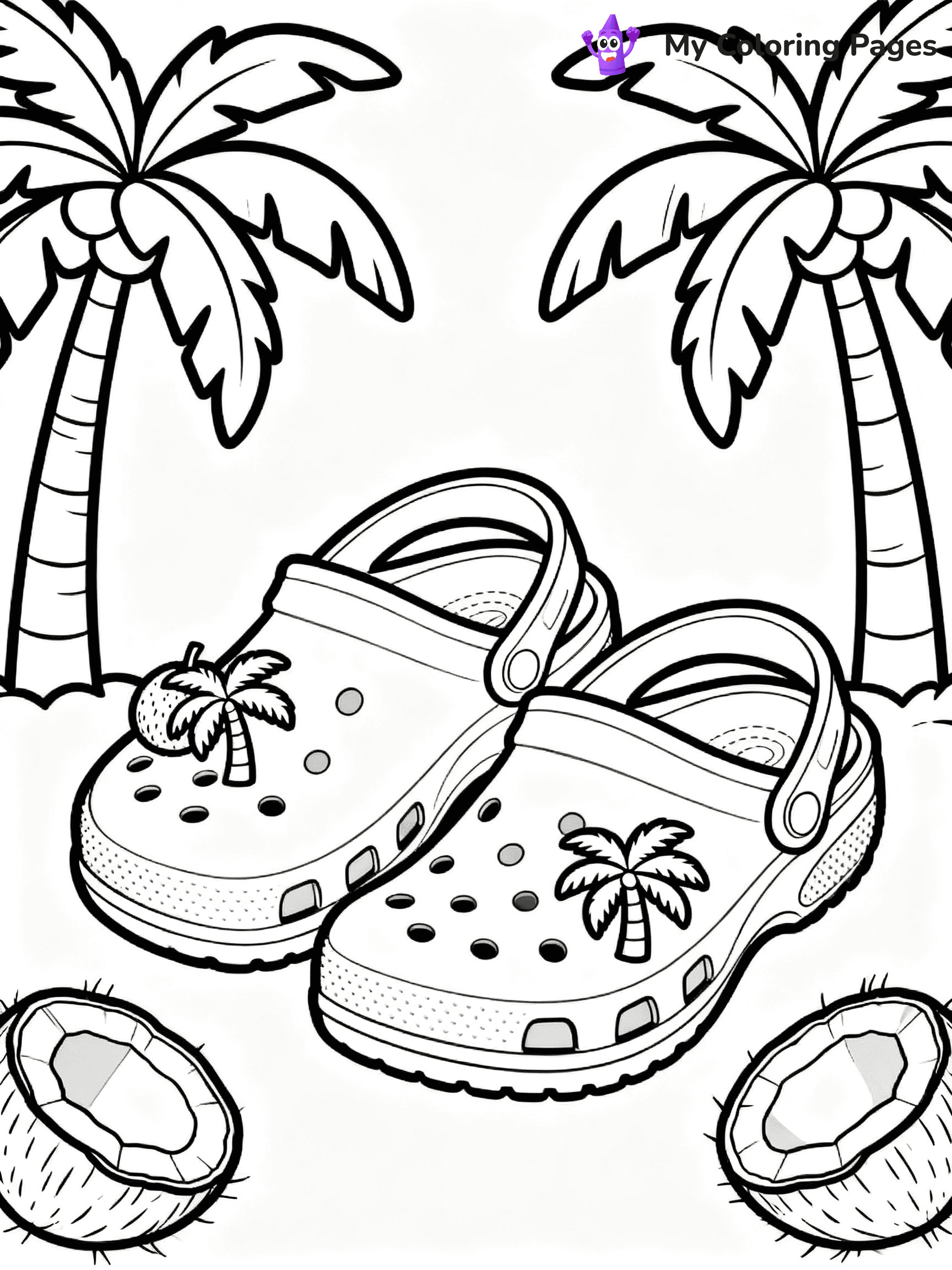Crocs Coloring Pages - 8