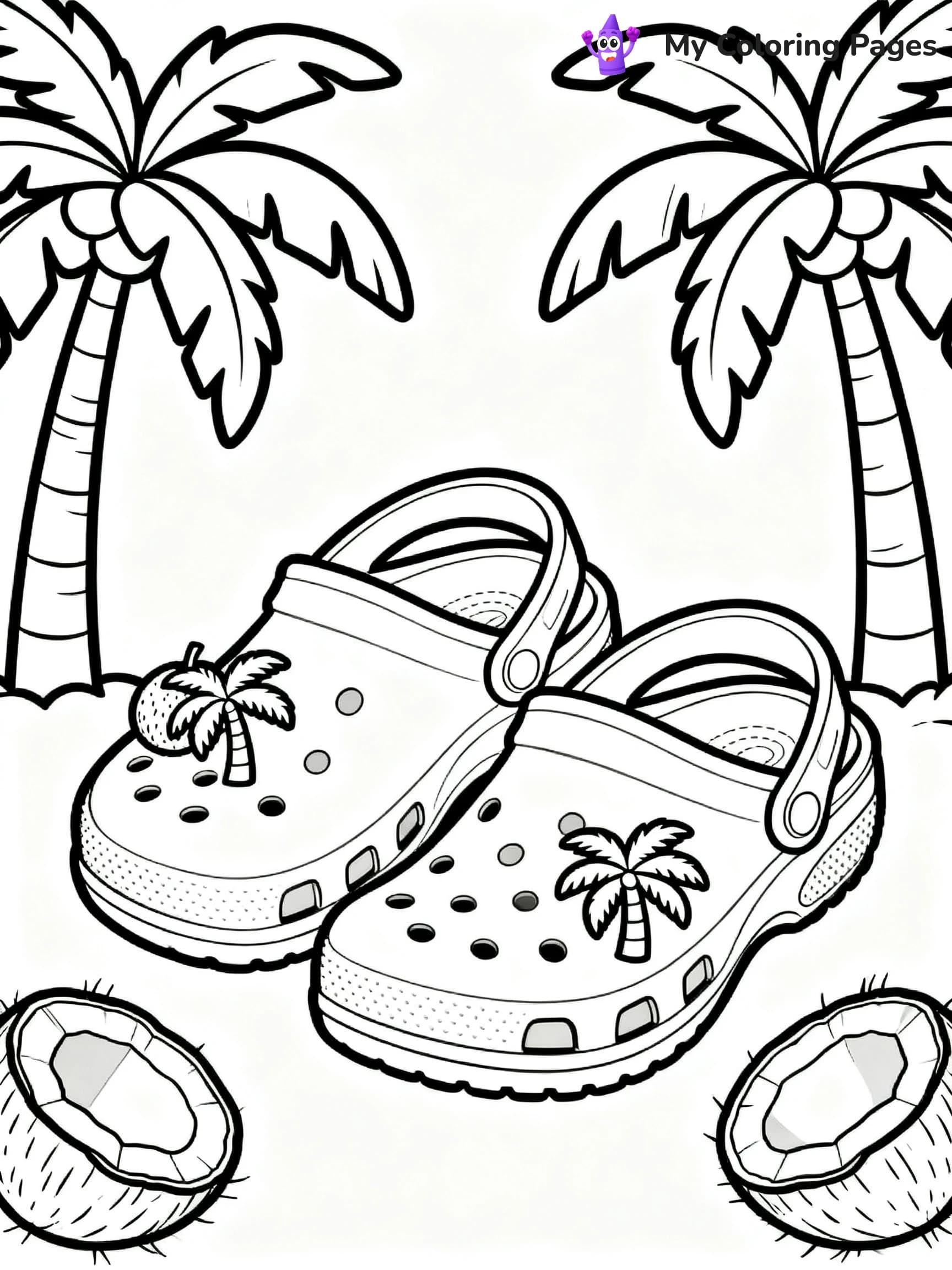 Crocs Coloring Pages - 14