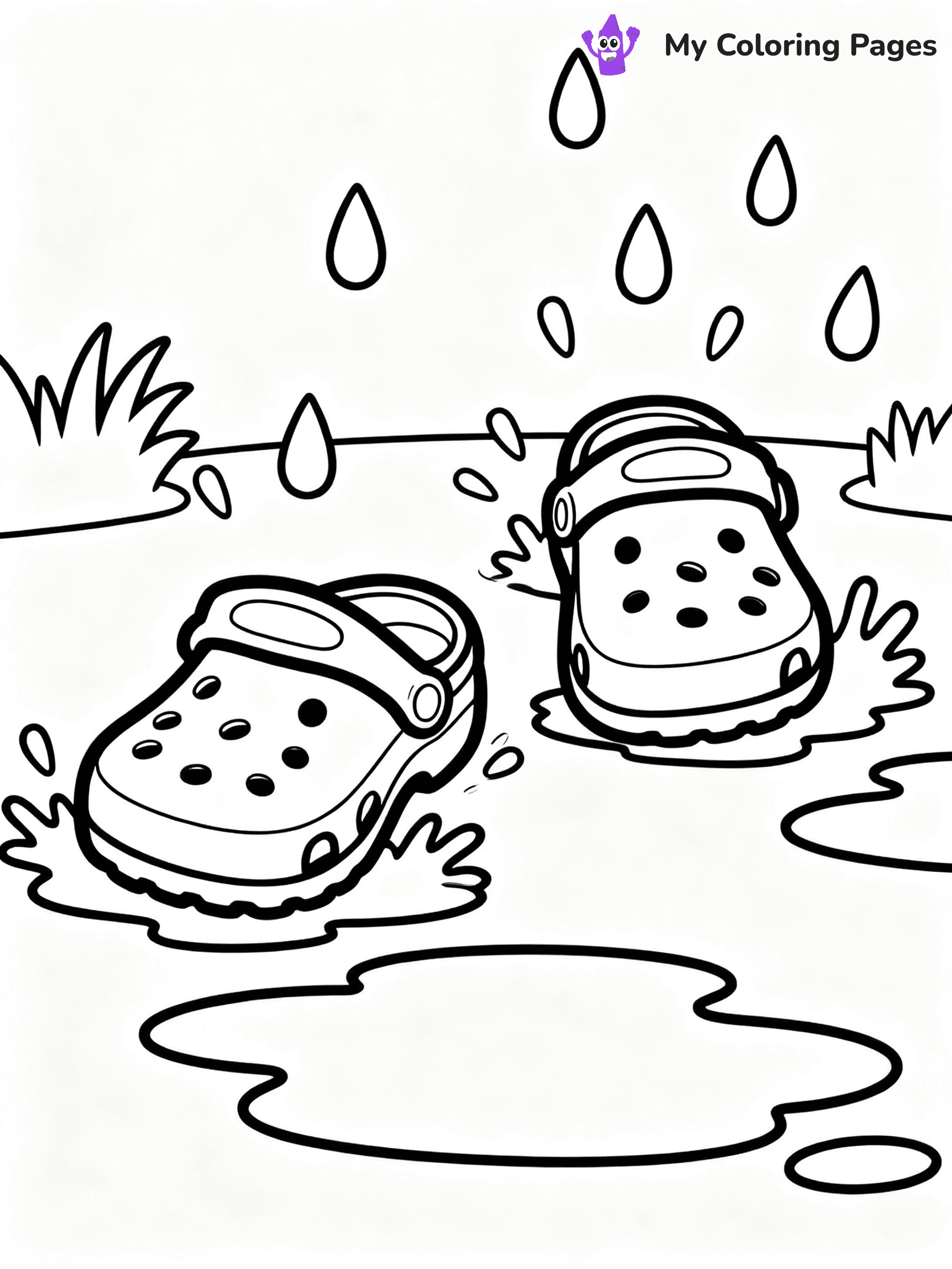 Crocs Coloring Pages - 6