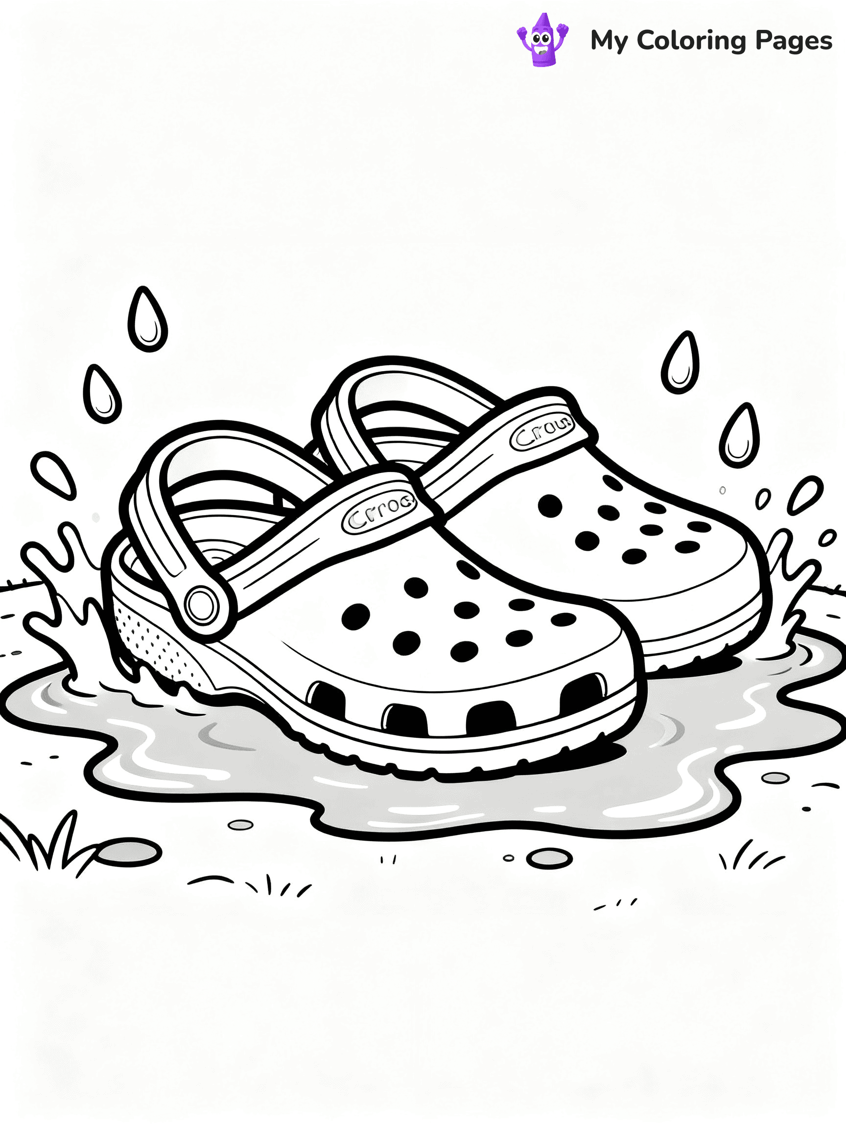Crocs Coloring Pages - 5