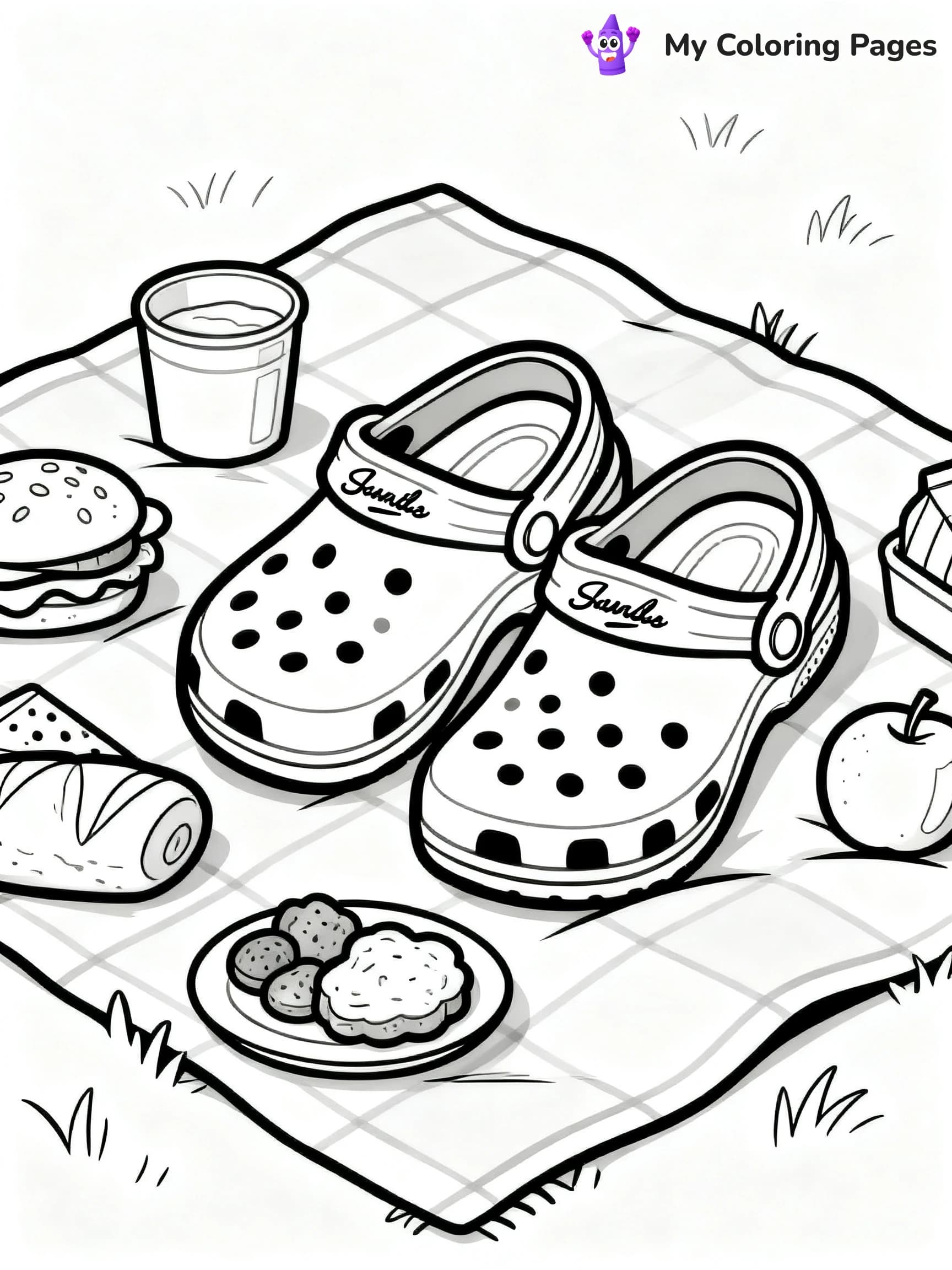 Crocs Coloring Pages - 7