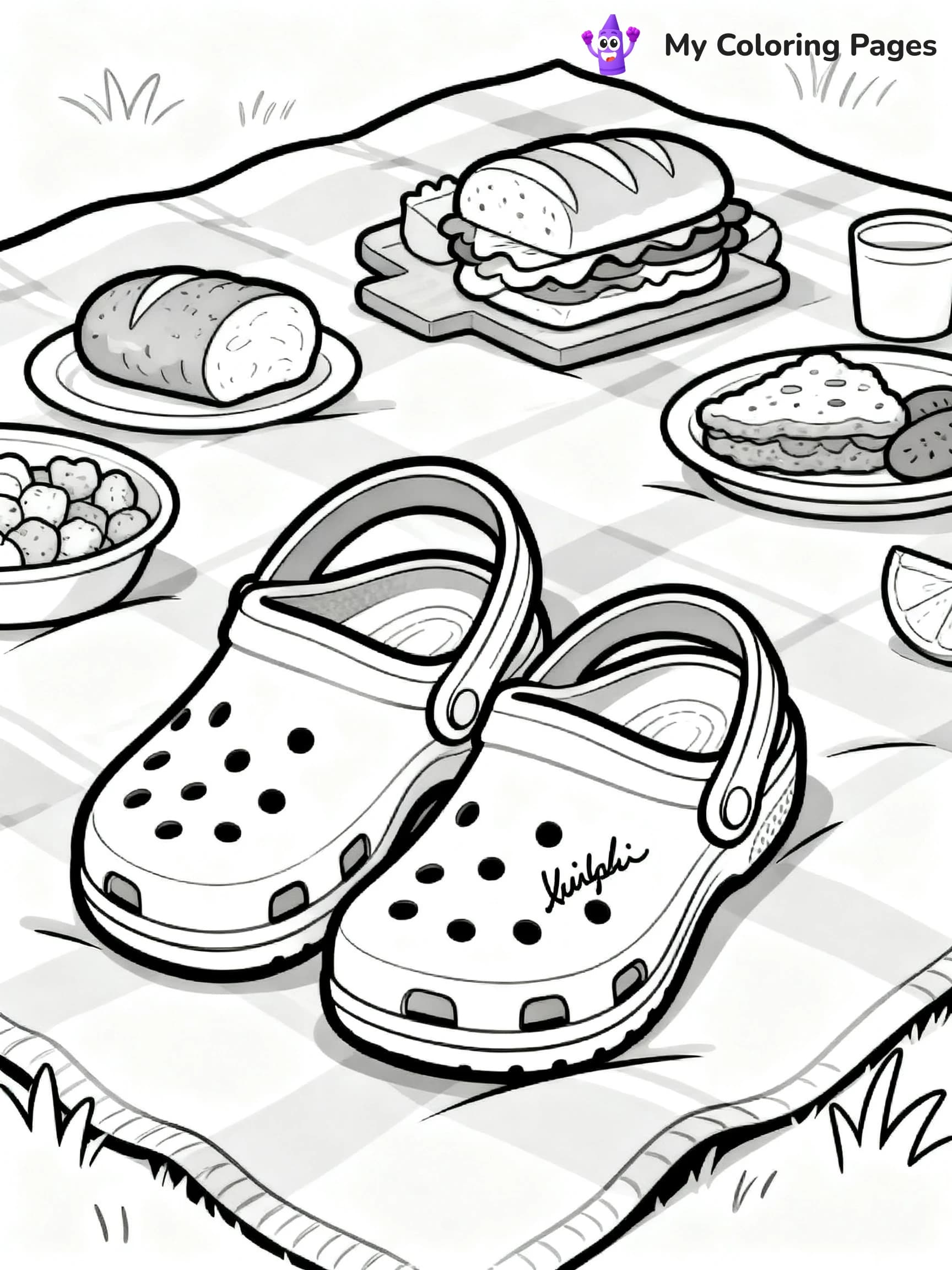 Crocs Coloring Pages - 6