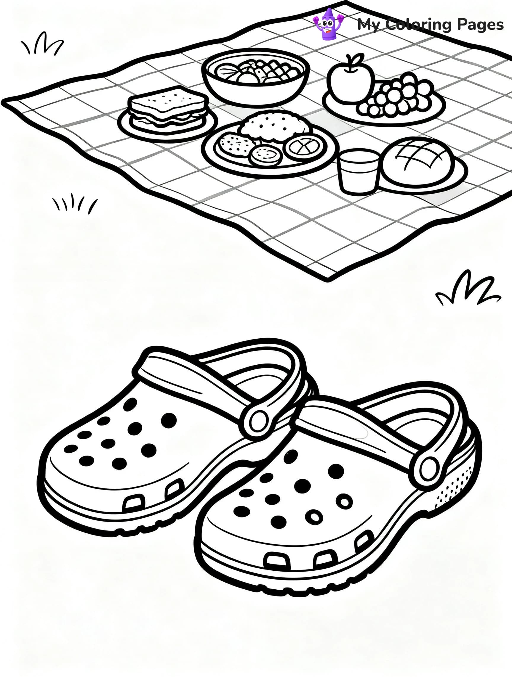 Crocs Coloring Pages - 5