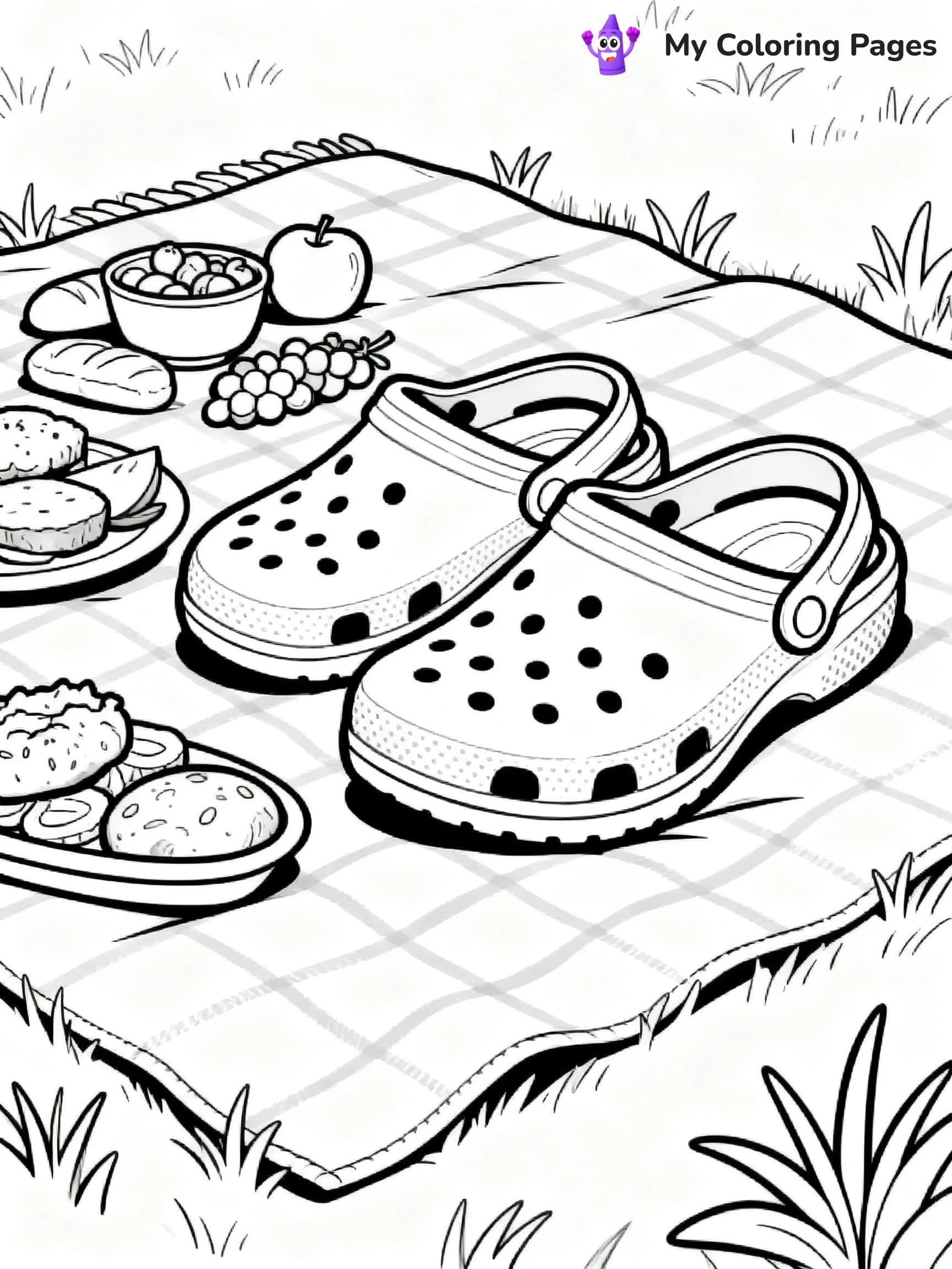 Crocs Coloring Pages - 4