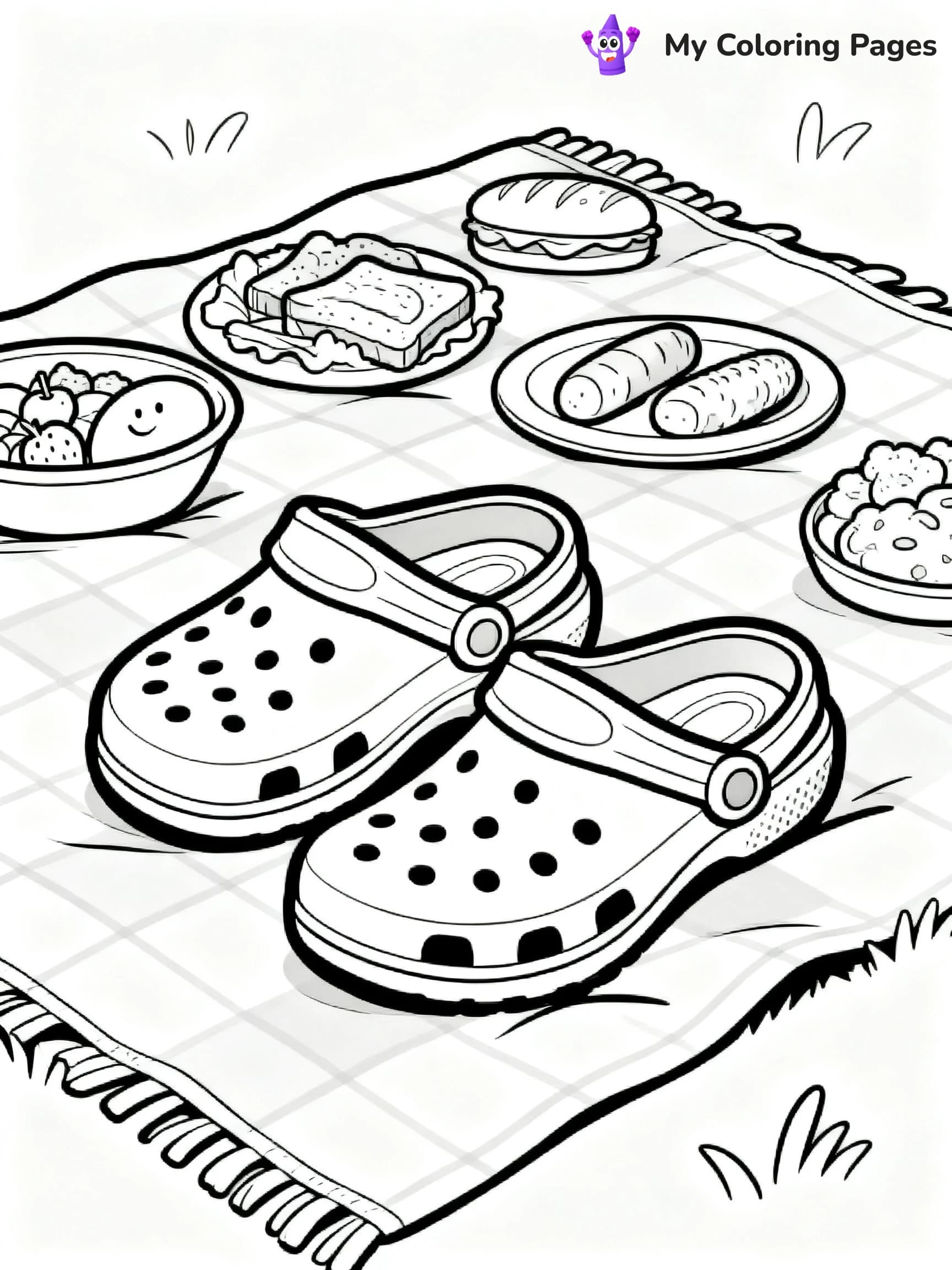 Crocs Coloring Pages - 3