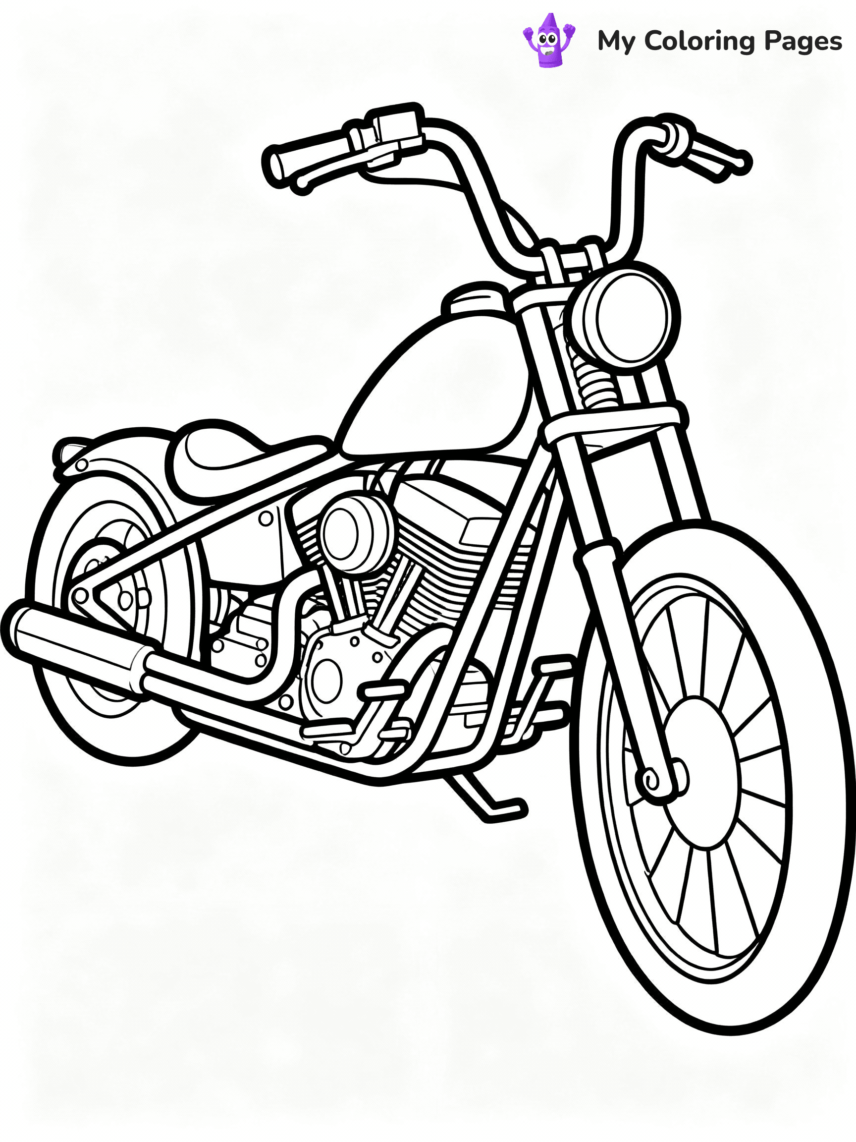 Motorcycle Coloring Pages - 32