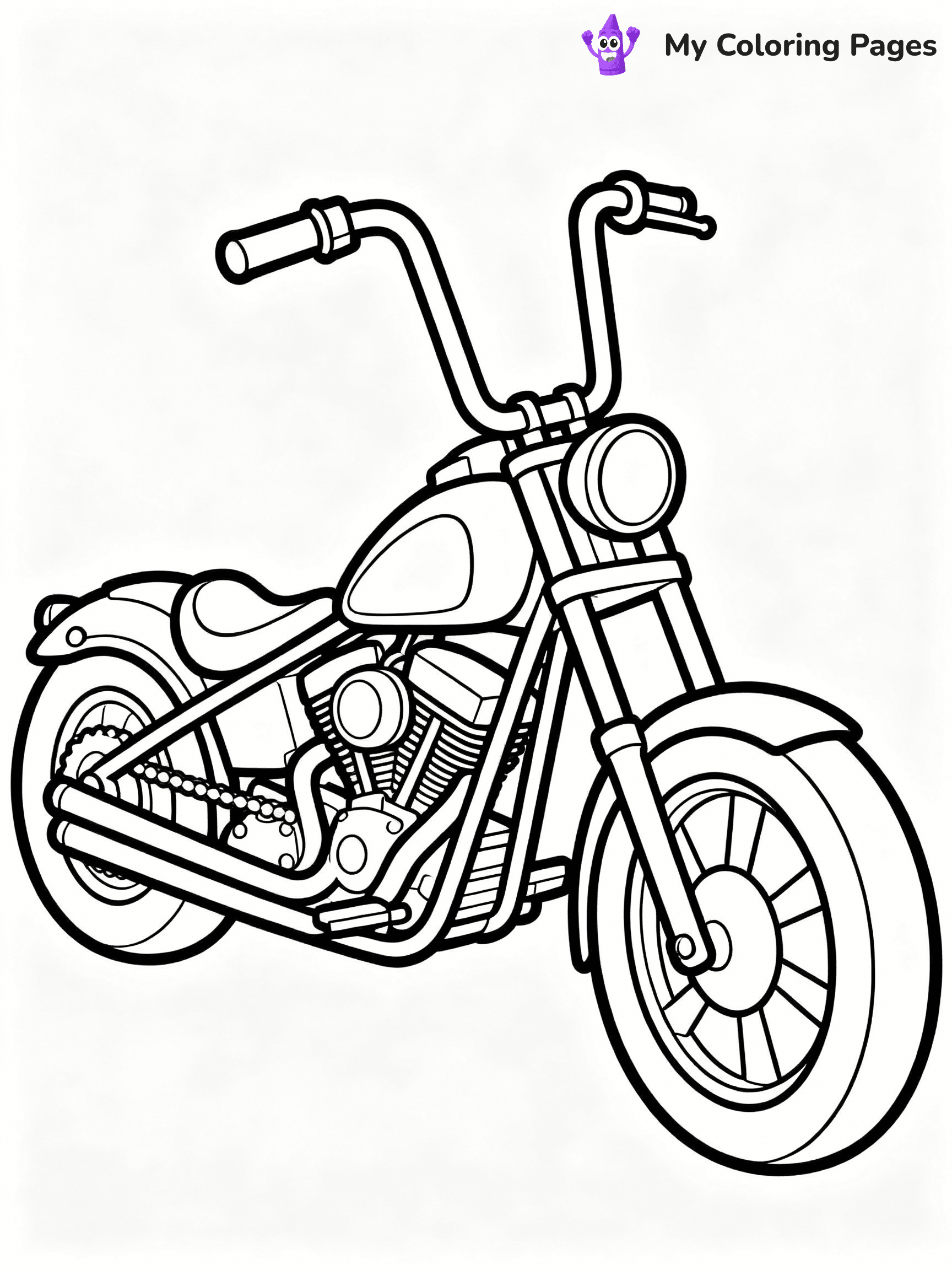 Motorcycle Coloring Pages - 31