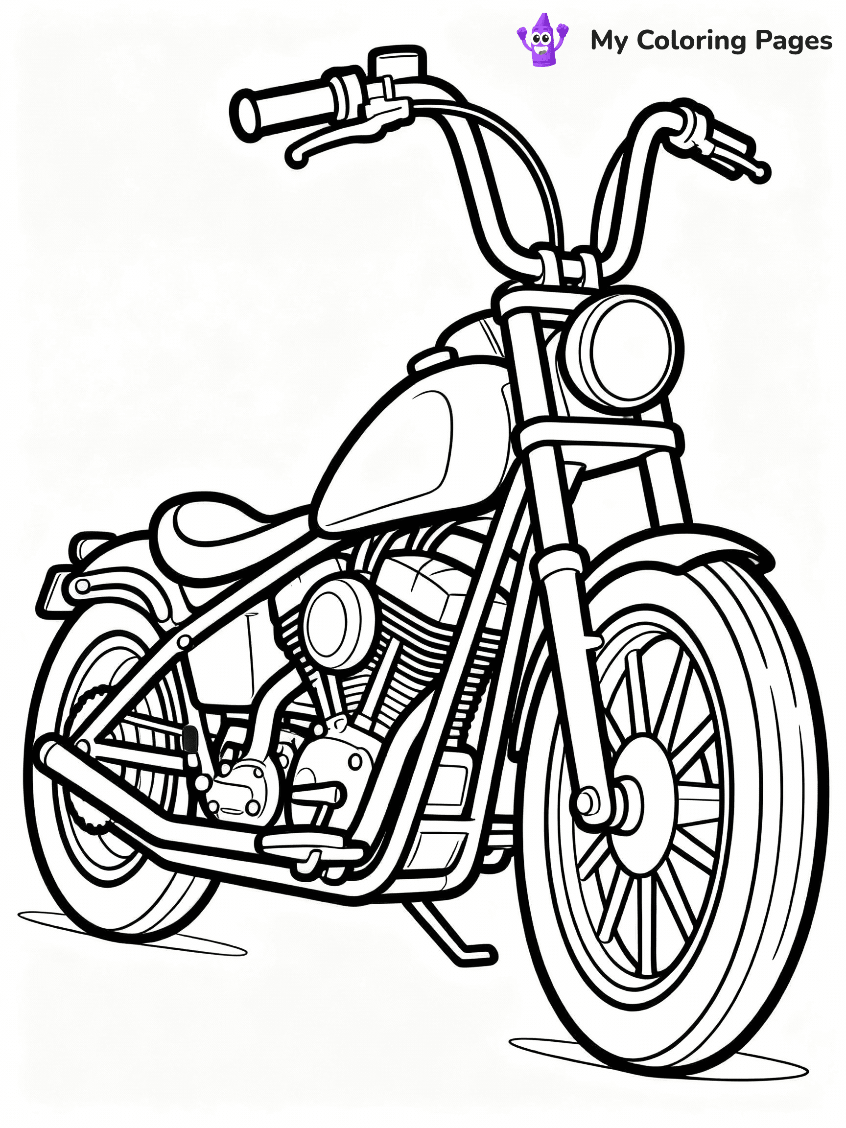 Motorcycle Coloring Pages - 29