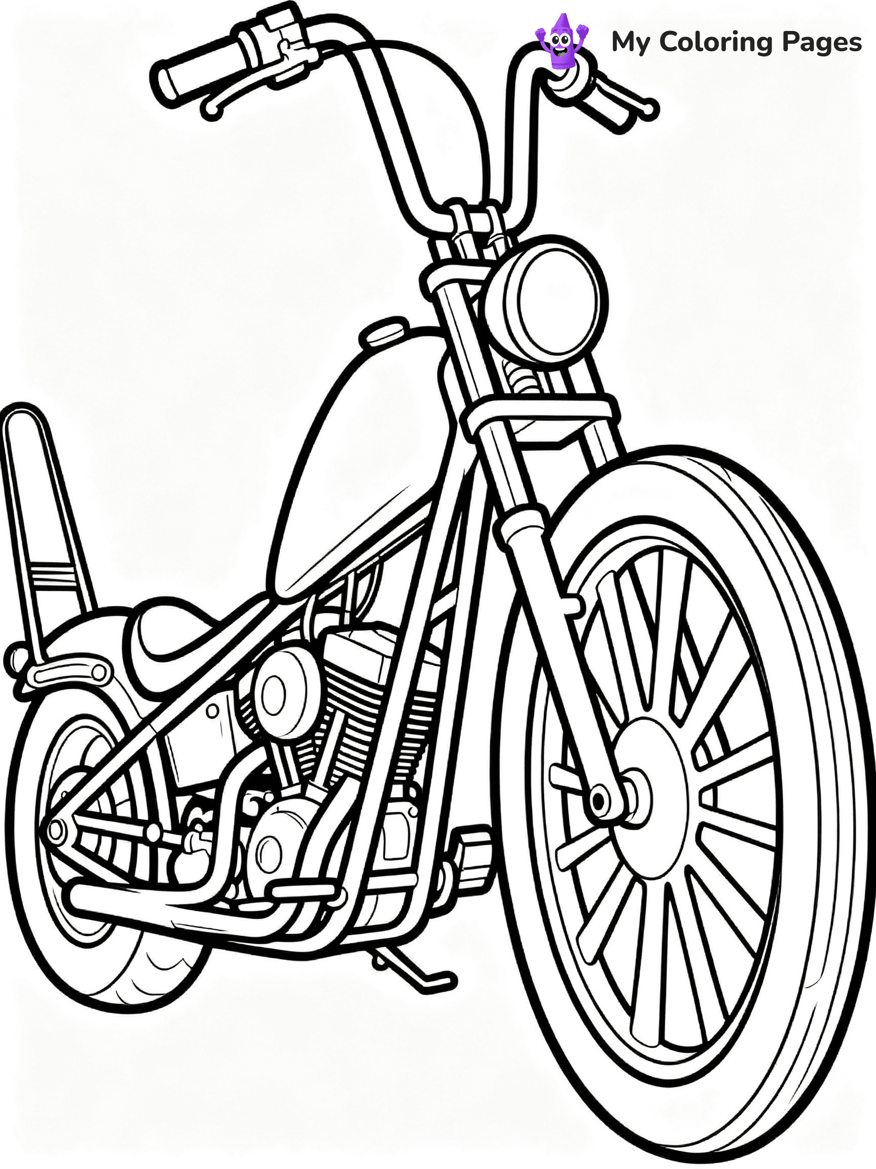 Motorcycle Coloring Pages - 28