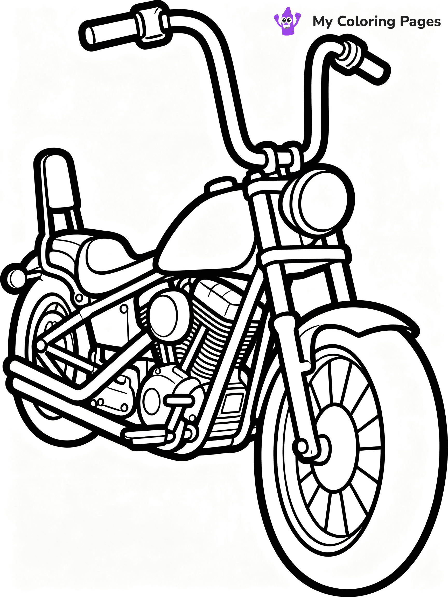 Motorcycle Coloring Pages - 27