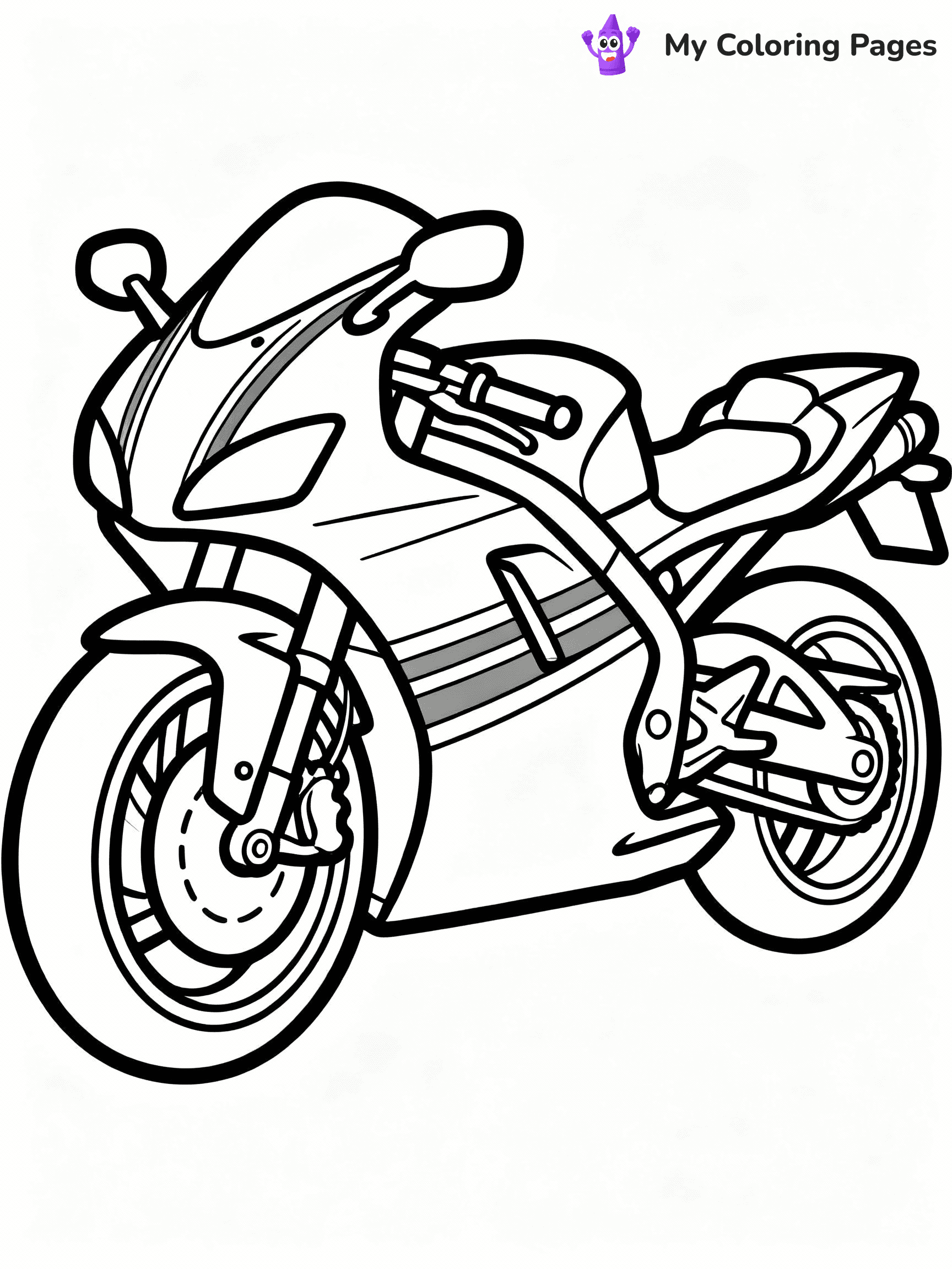 Motorcycle Coloring Pages - 21