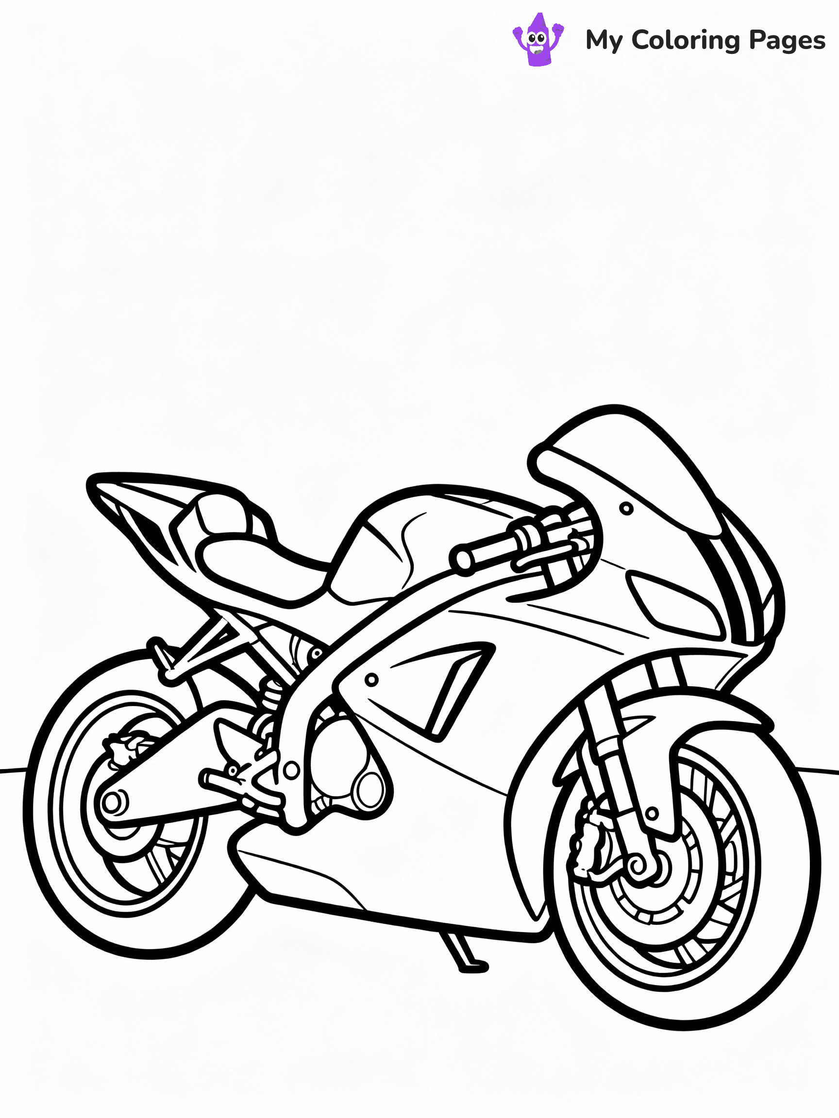 Motorcycle Coloring Pages - 18