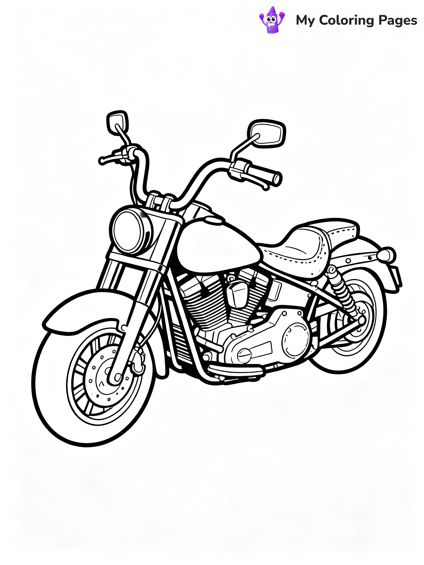 Motorcycle Coloring Pages - 14