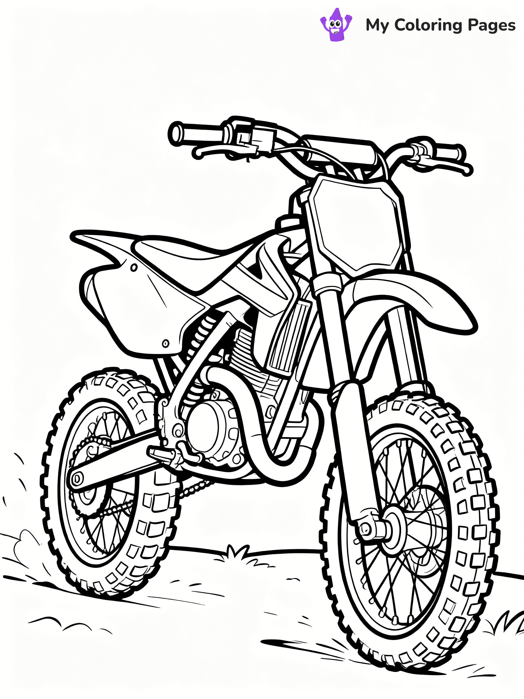 Motorcycle Coloring Pages - 4