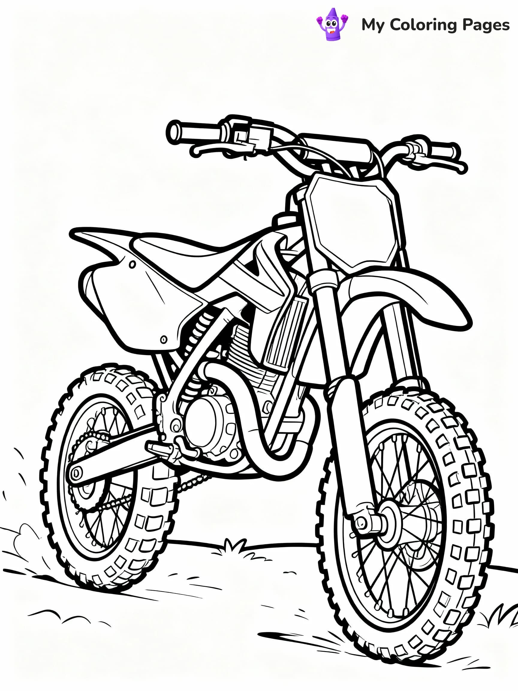 Motorcycle Coloring Pages - 4