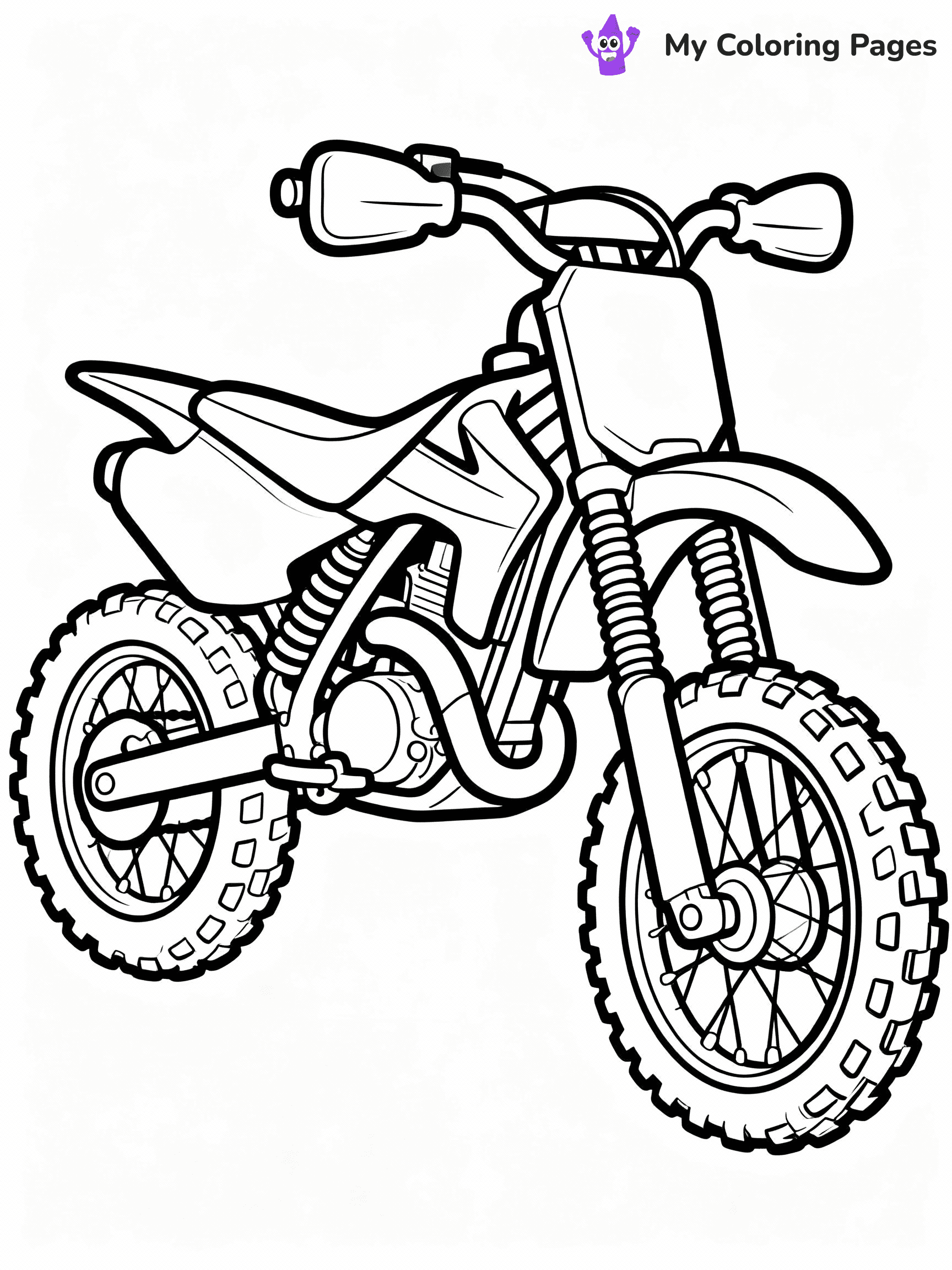 Motorcycle Coloring Pages - 2