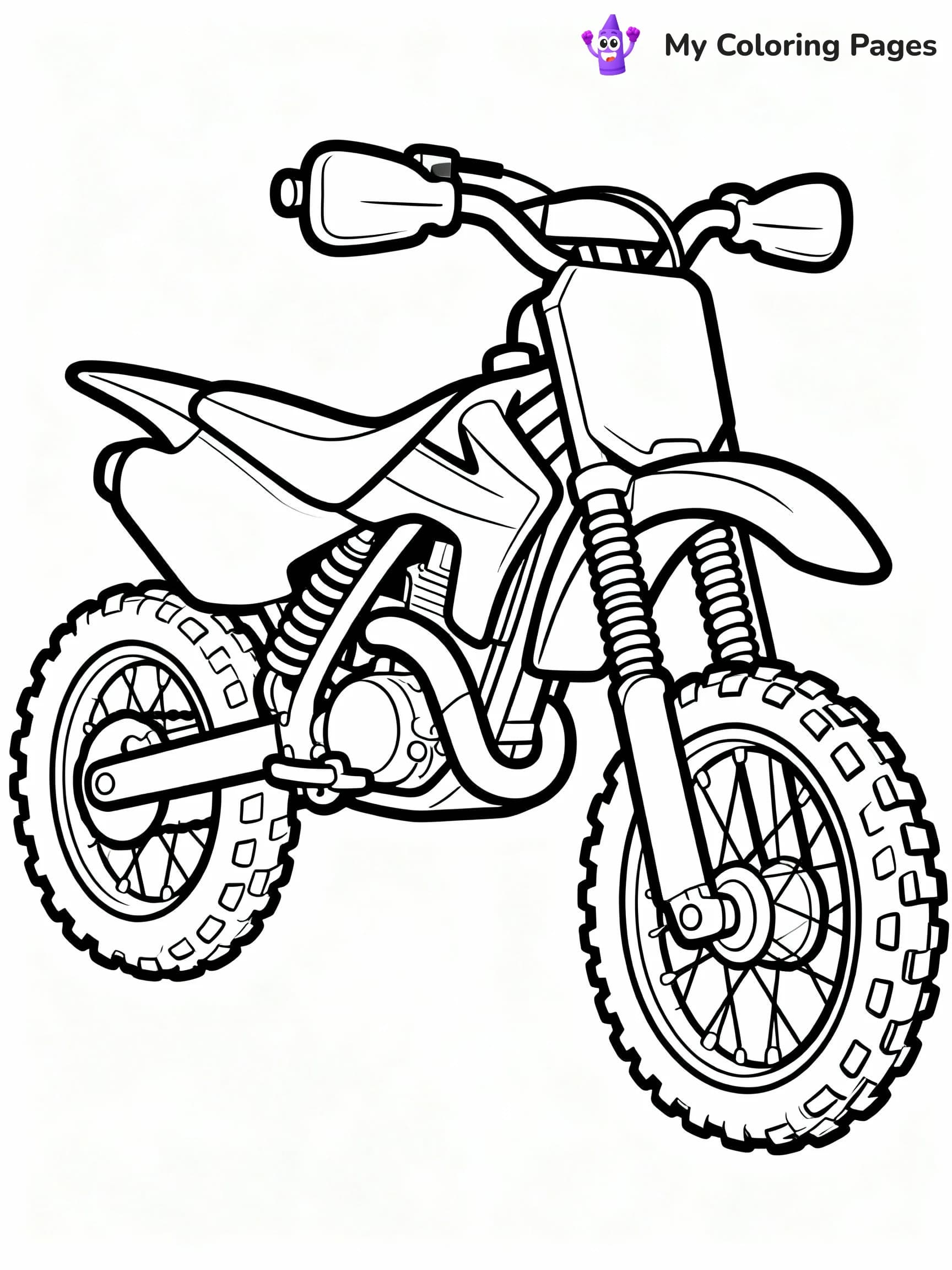 Motorcycle Coloring Pages - 2
