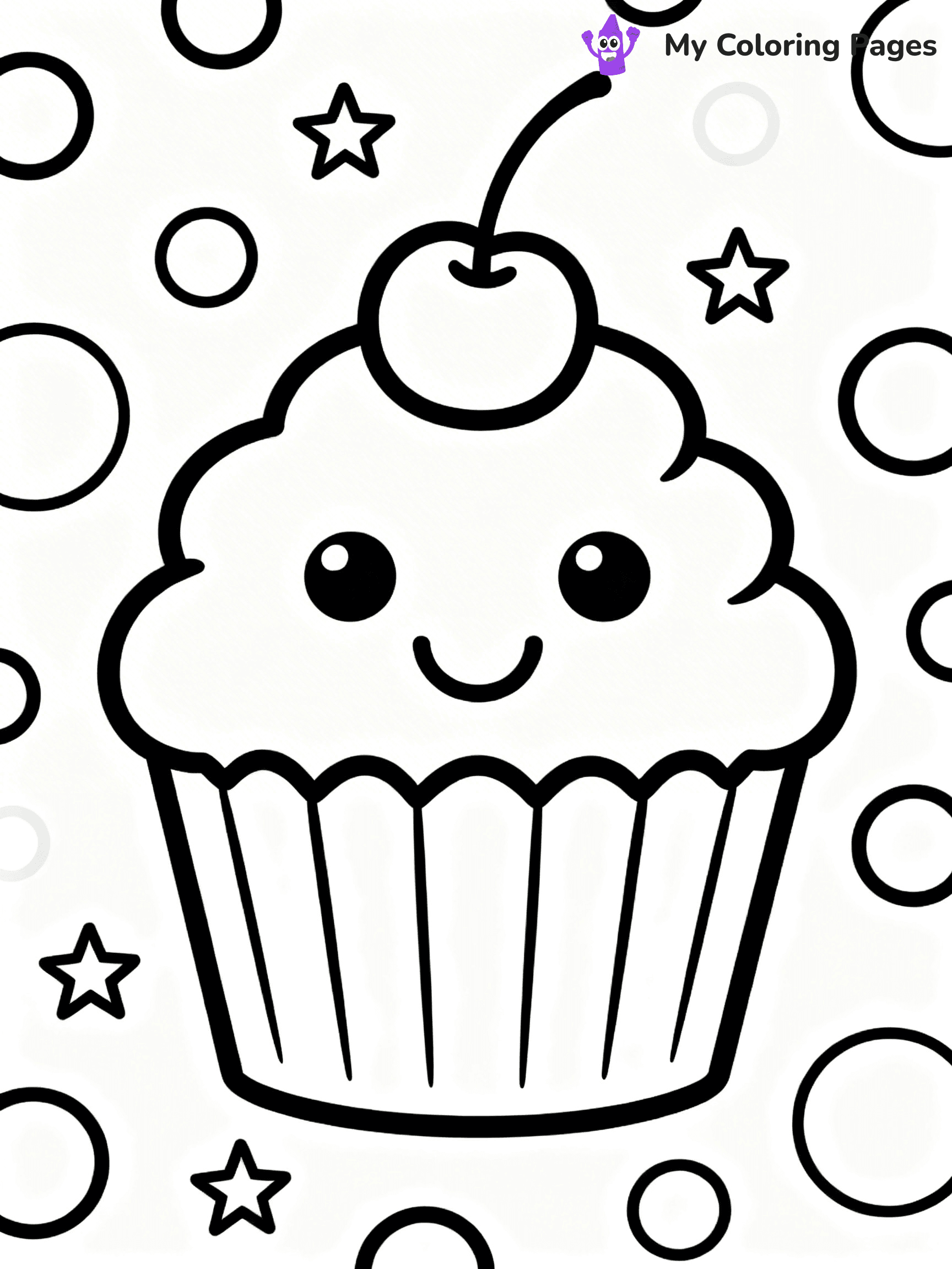 Cute Junk Food Coloring Pages - 90