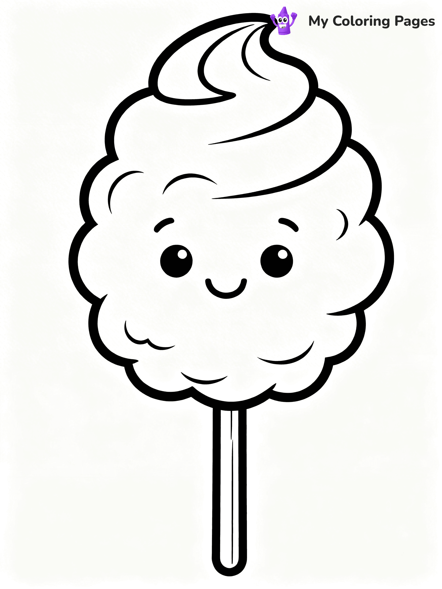 Cute Junk Food Coloring Pages - 70