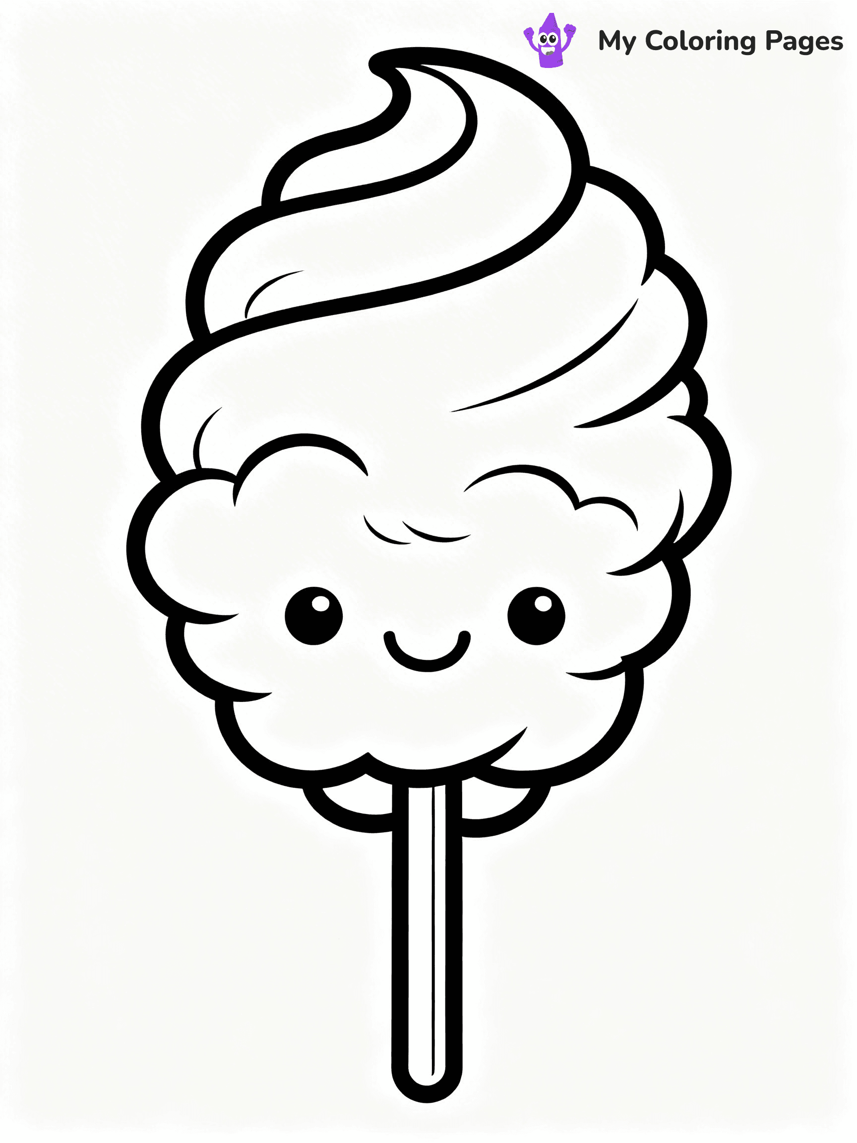 Cute Junk Food Coloring Pages - 68
