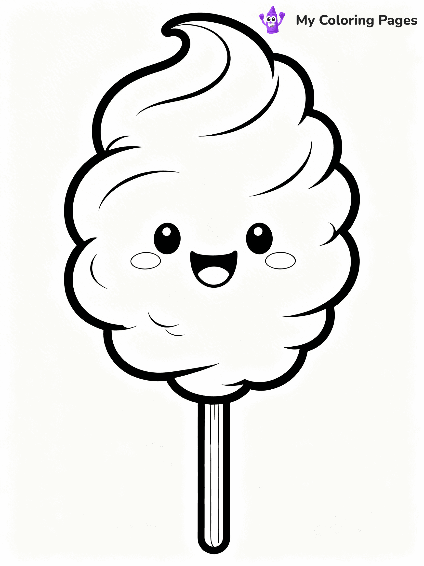 Cute Junk Food Coloring Pages - 67