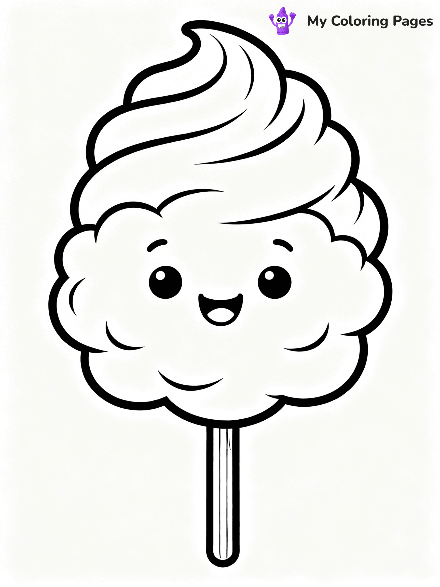 Cute Junk Food Coloring Pages - 64