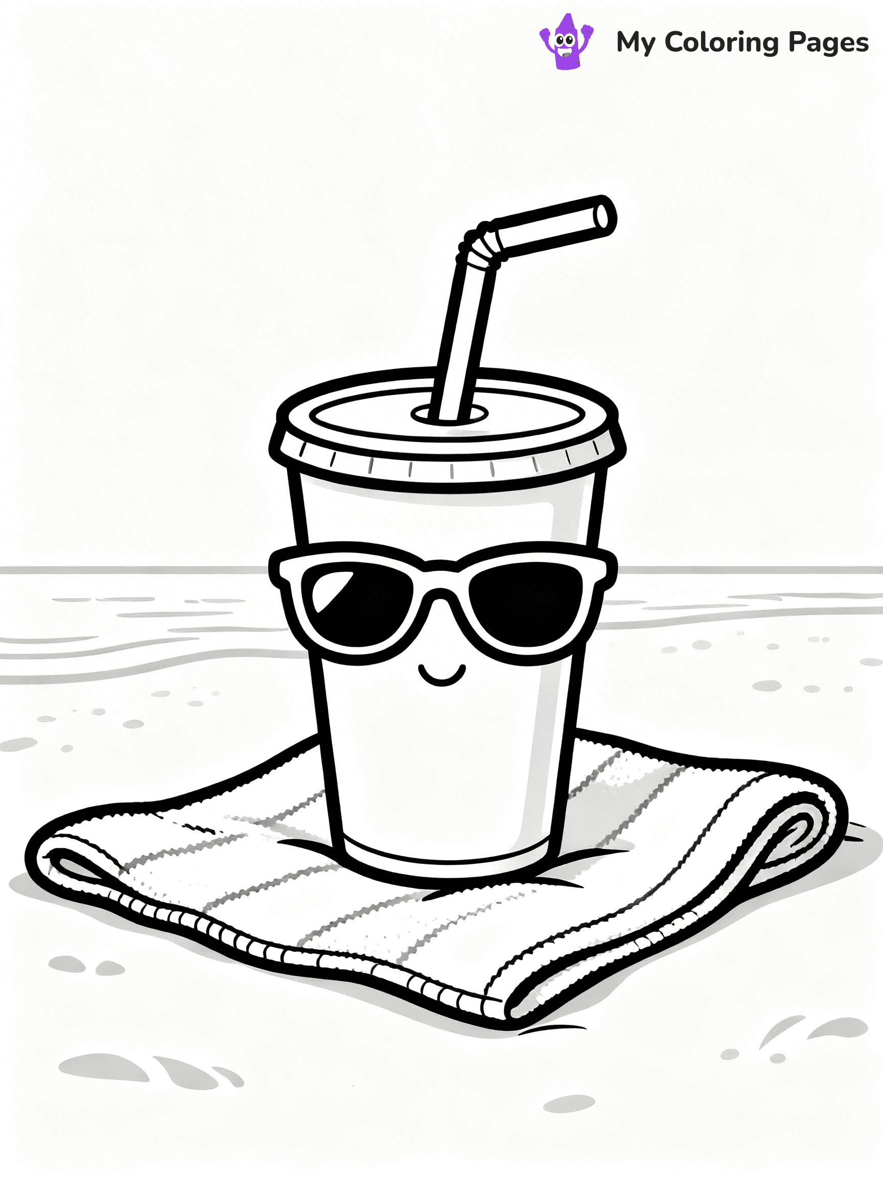 Cute Junk Food Coloring Pages - 59