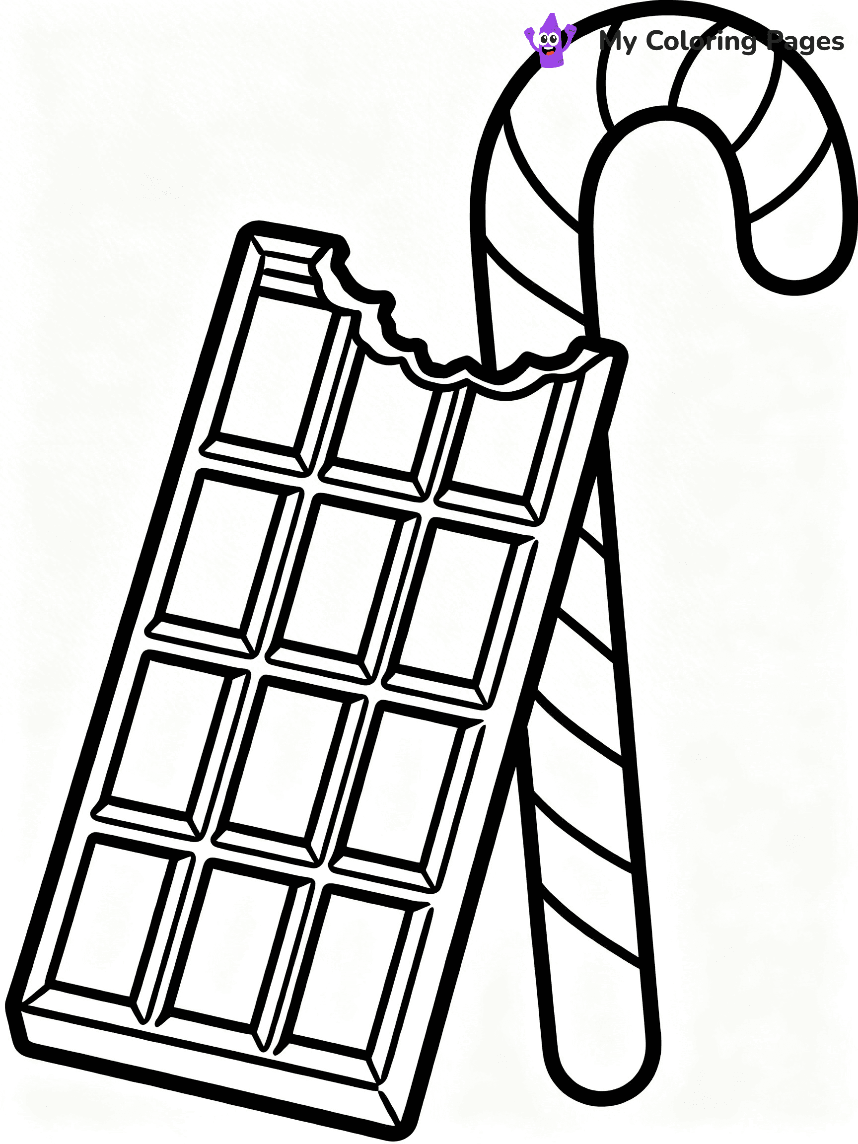 Cute Junk Food Coloring Pages - 49