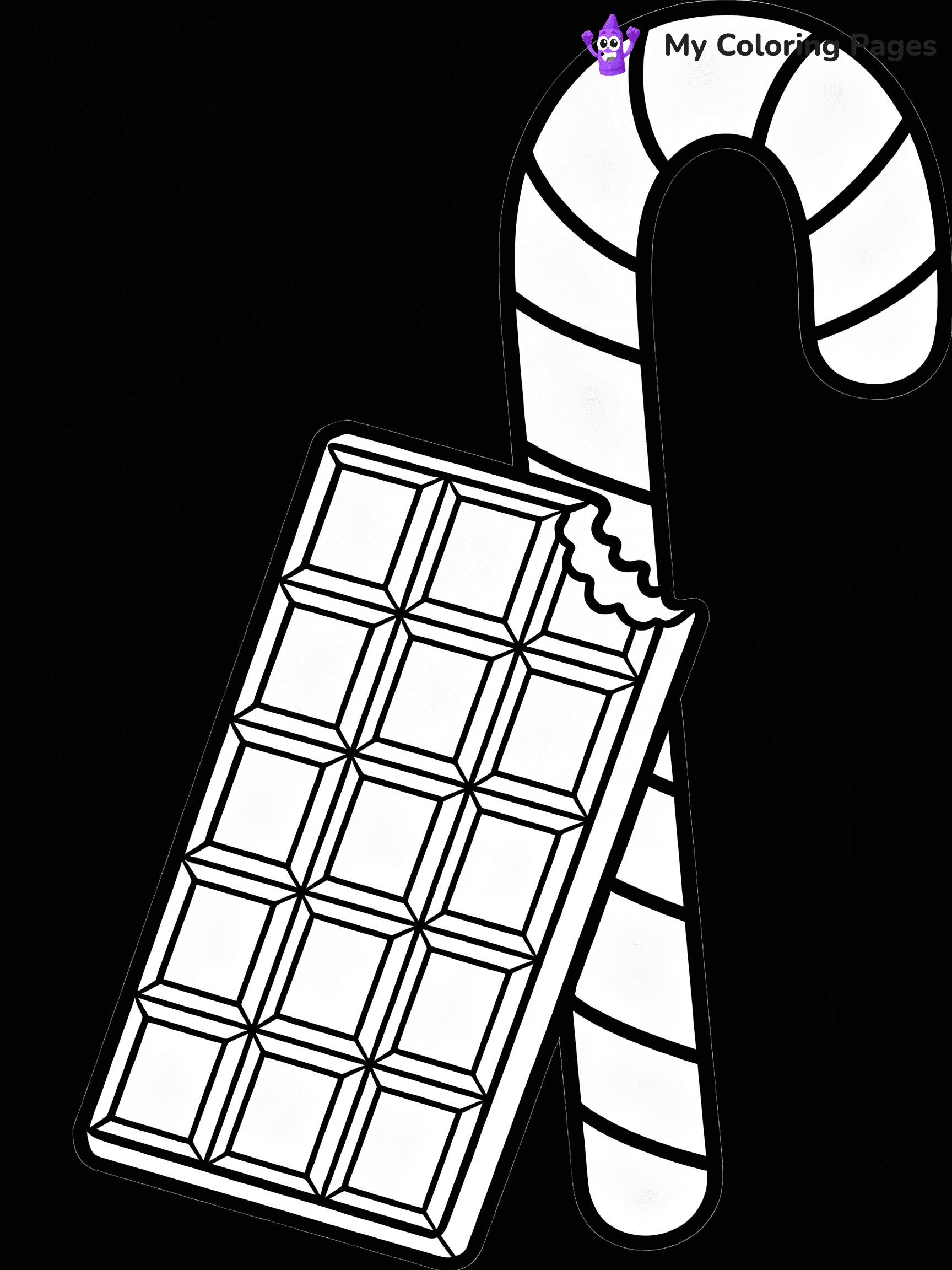 Cute Junk Food Coloring Pages - 48