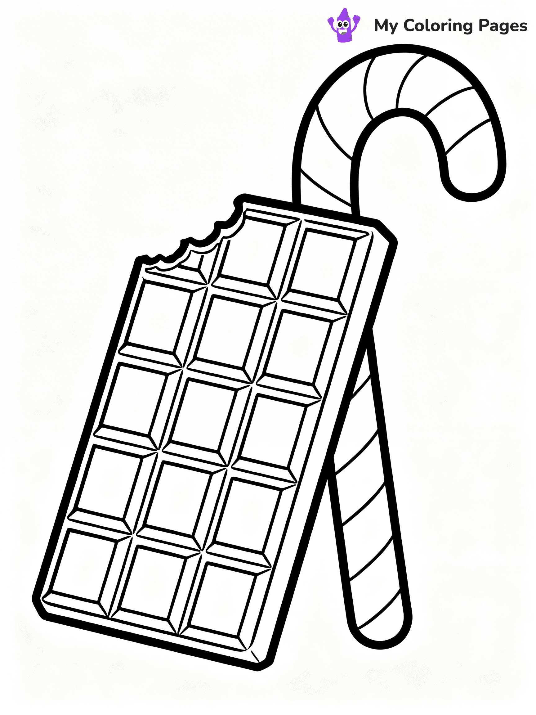 Cute Junk Food Coloring Pages - 47