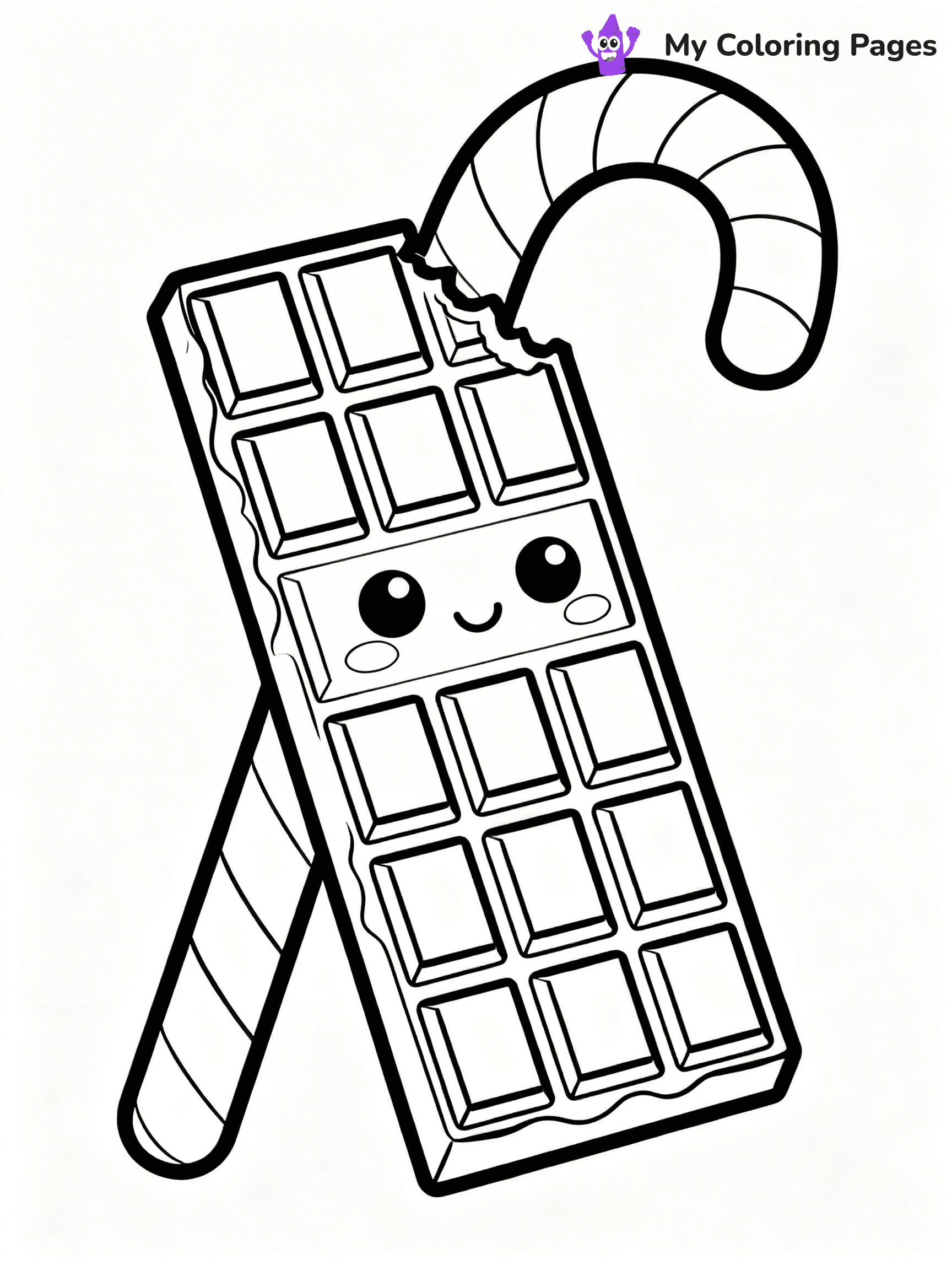 Cute Junk Food Coloring Pages - 46