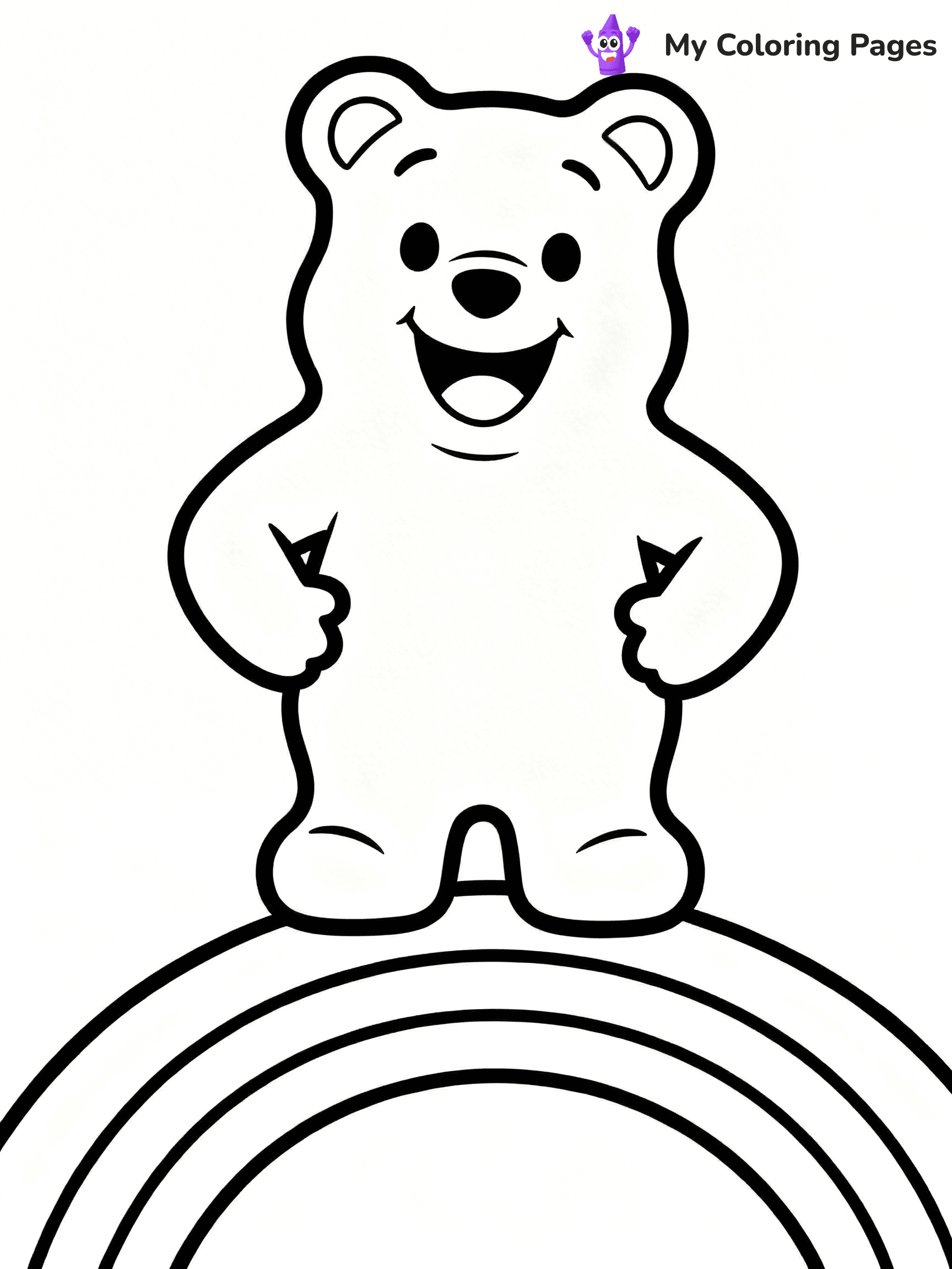 Cute Junk Food Coloring Pages - 44