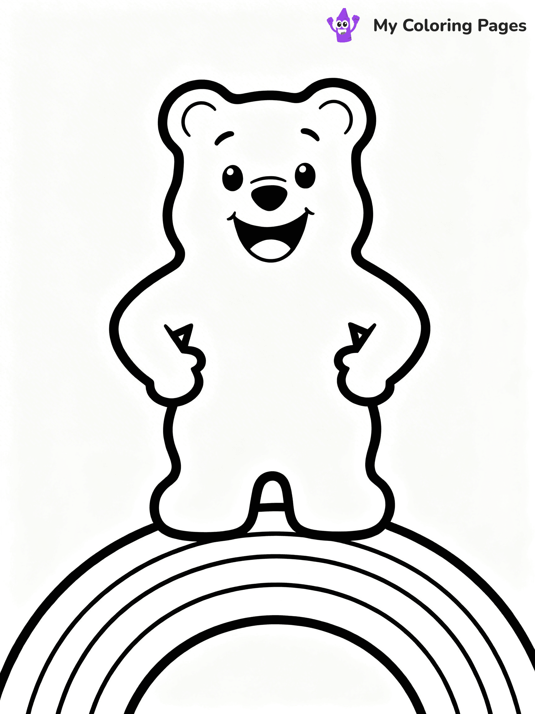 Cute Junk Food Coloring Pages - 43