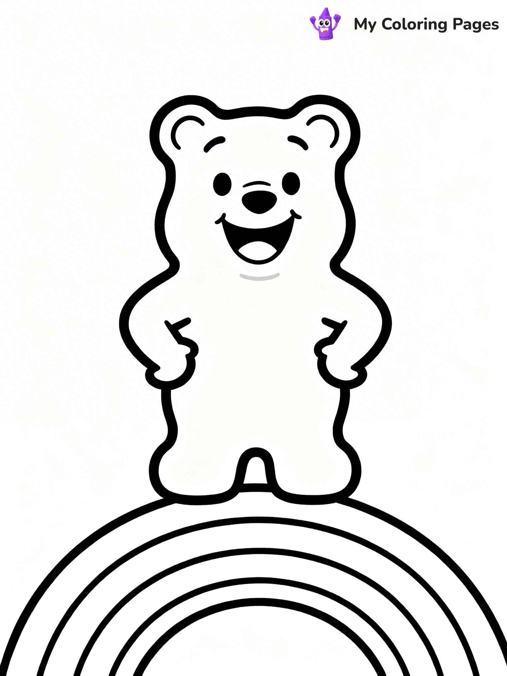 Cute Junk Food Coloring Pages - 39