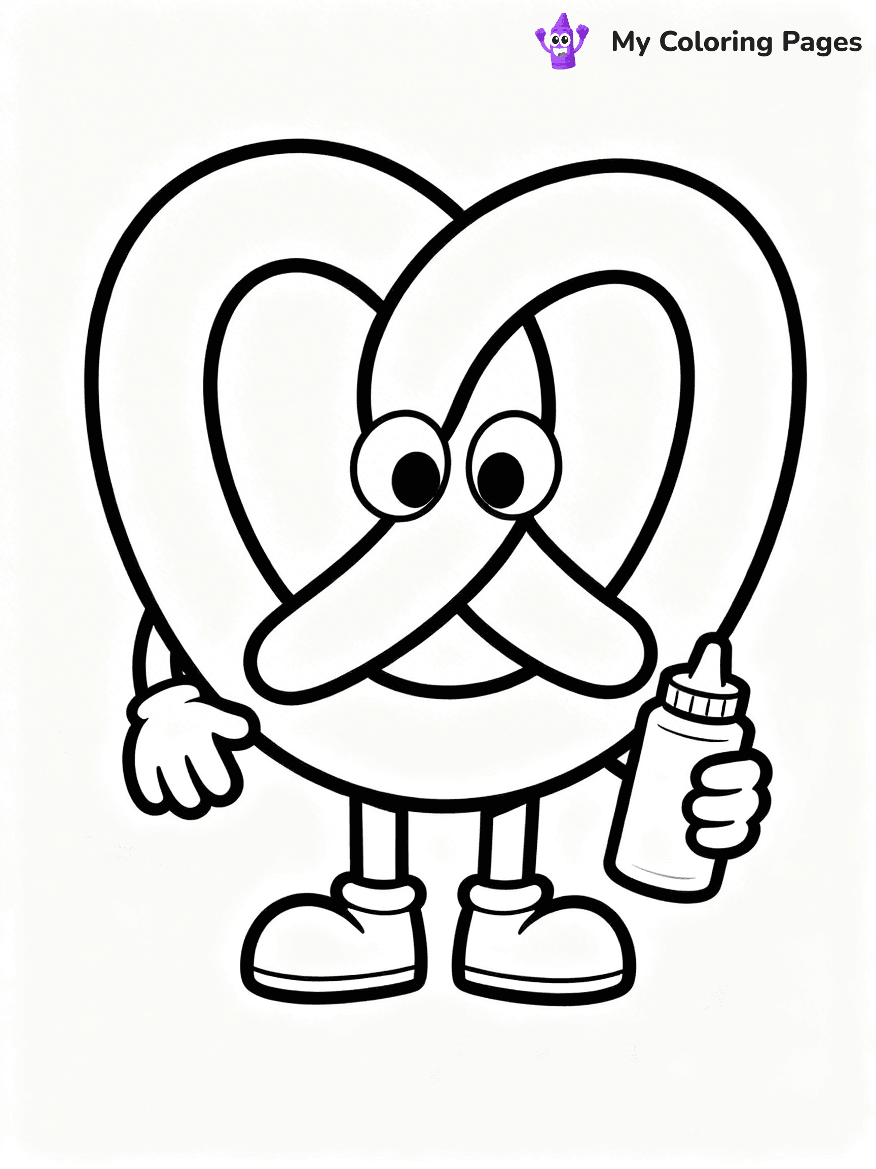 Cute Junk Food Coloring Pages - 27