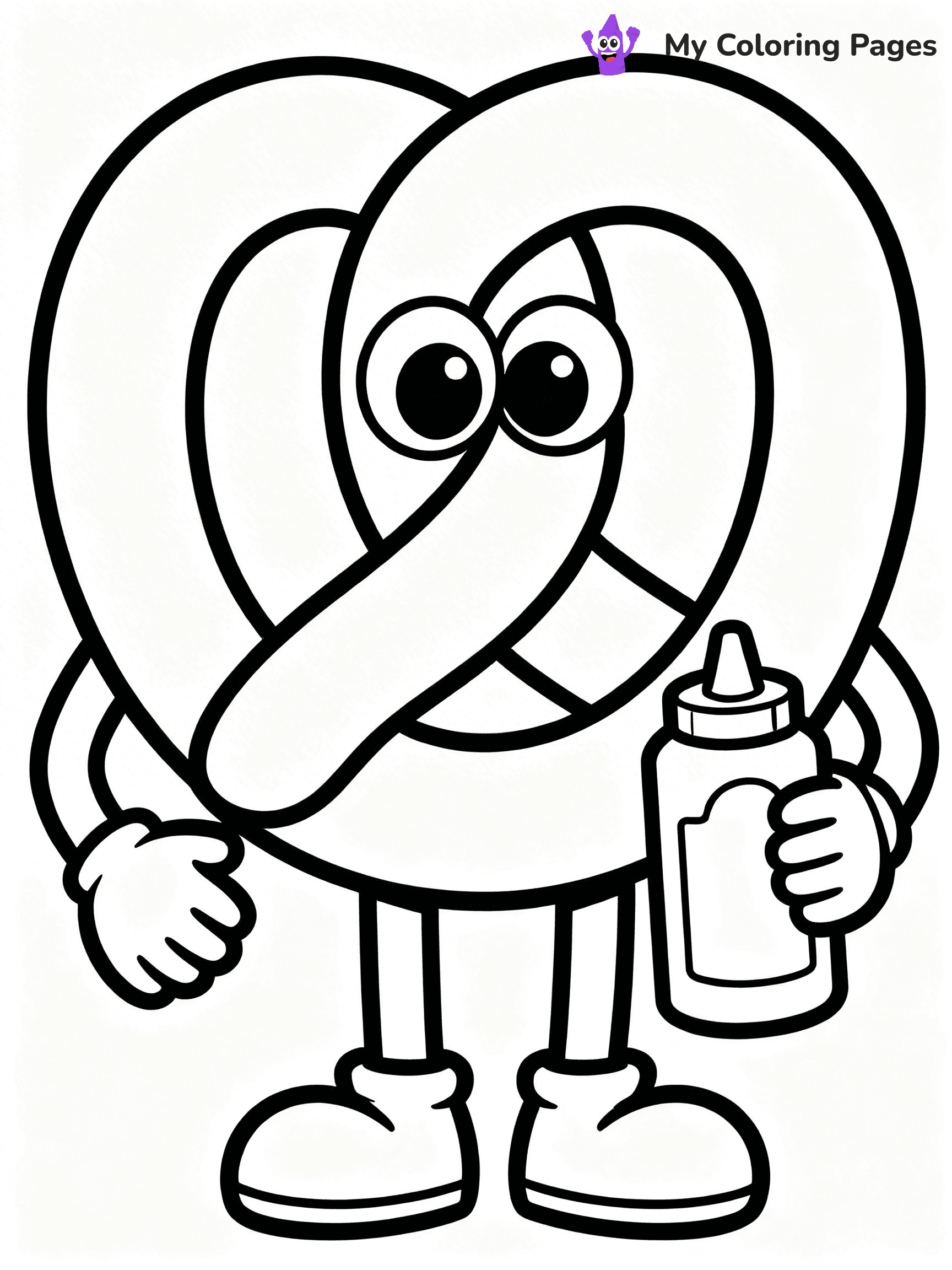 Cute Junk Food Coloring Pages - 26