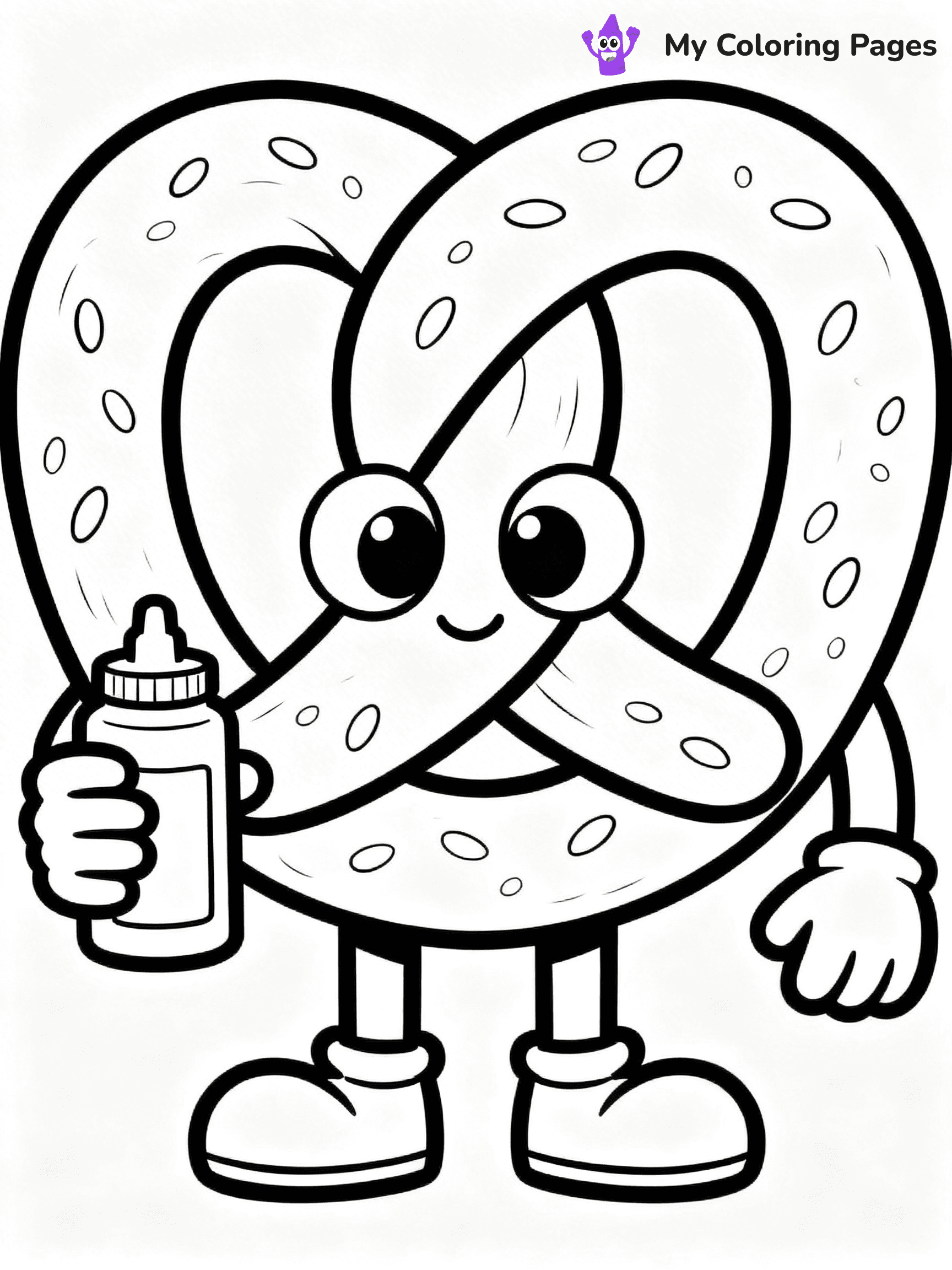 Cute Junk Food Coloring Pages - 25