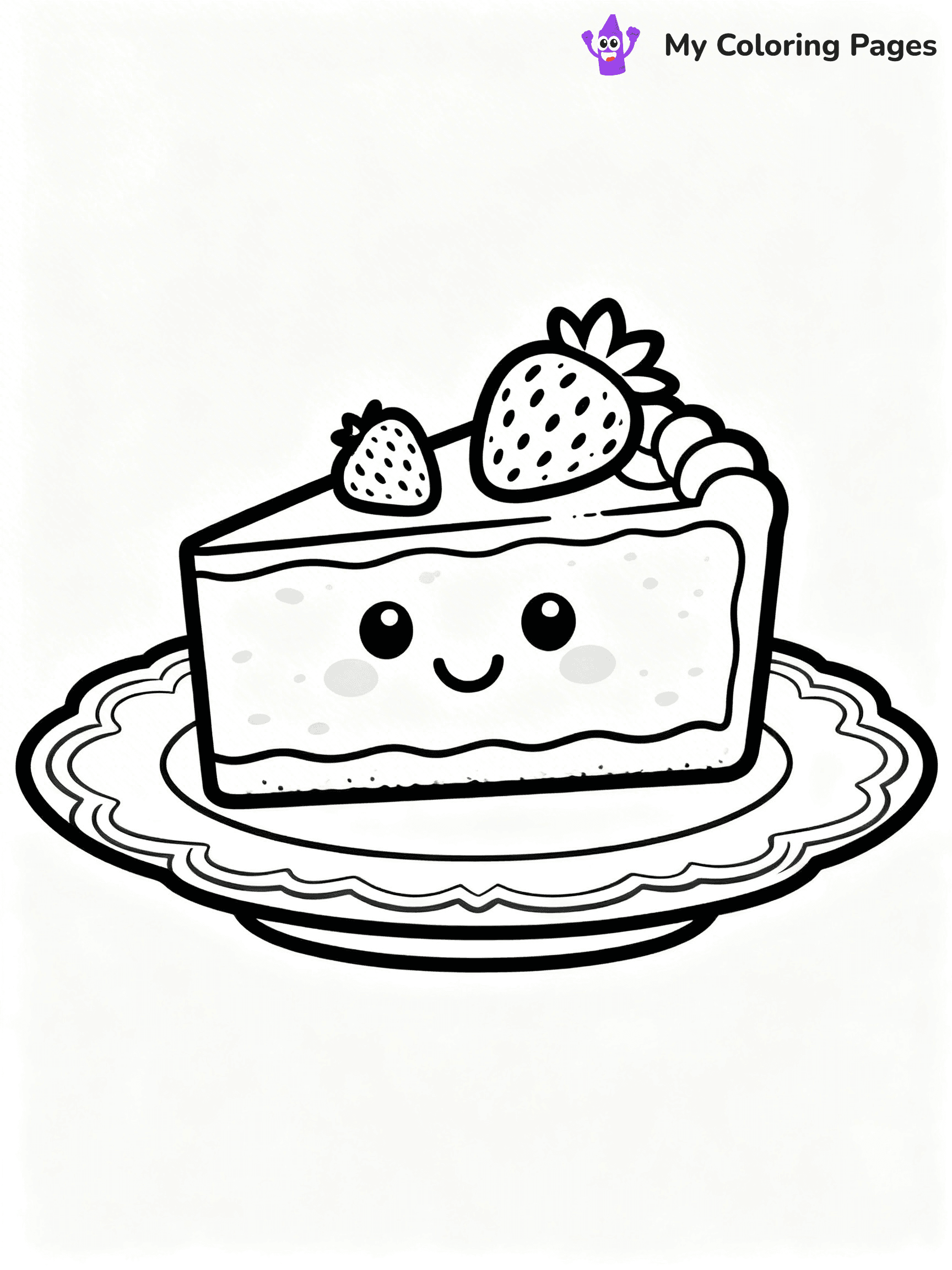 Cute Junk Food Coloring Pages - 20
