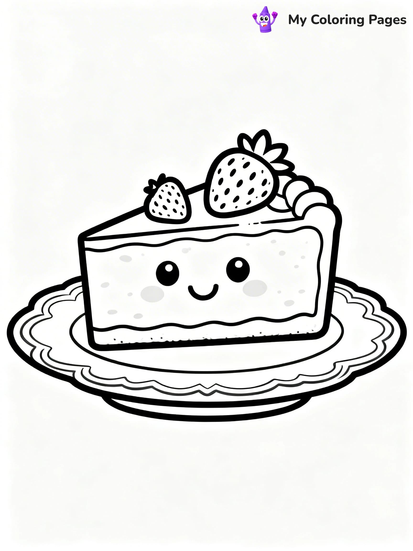 Cute Junk Food Coloring Pages - 20
