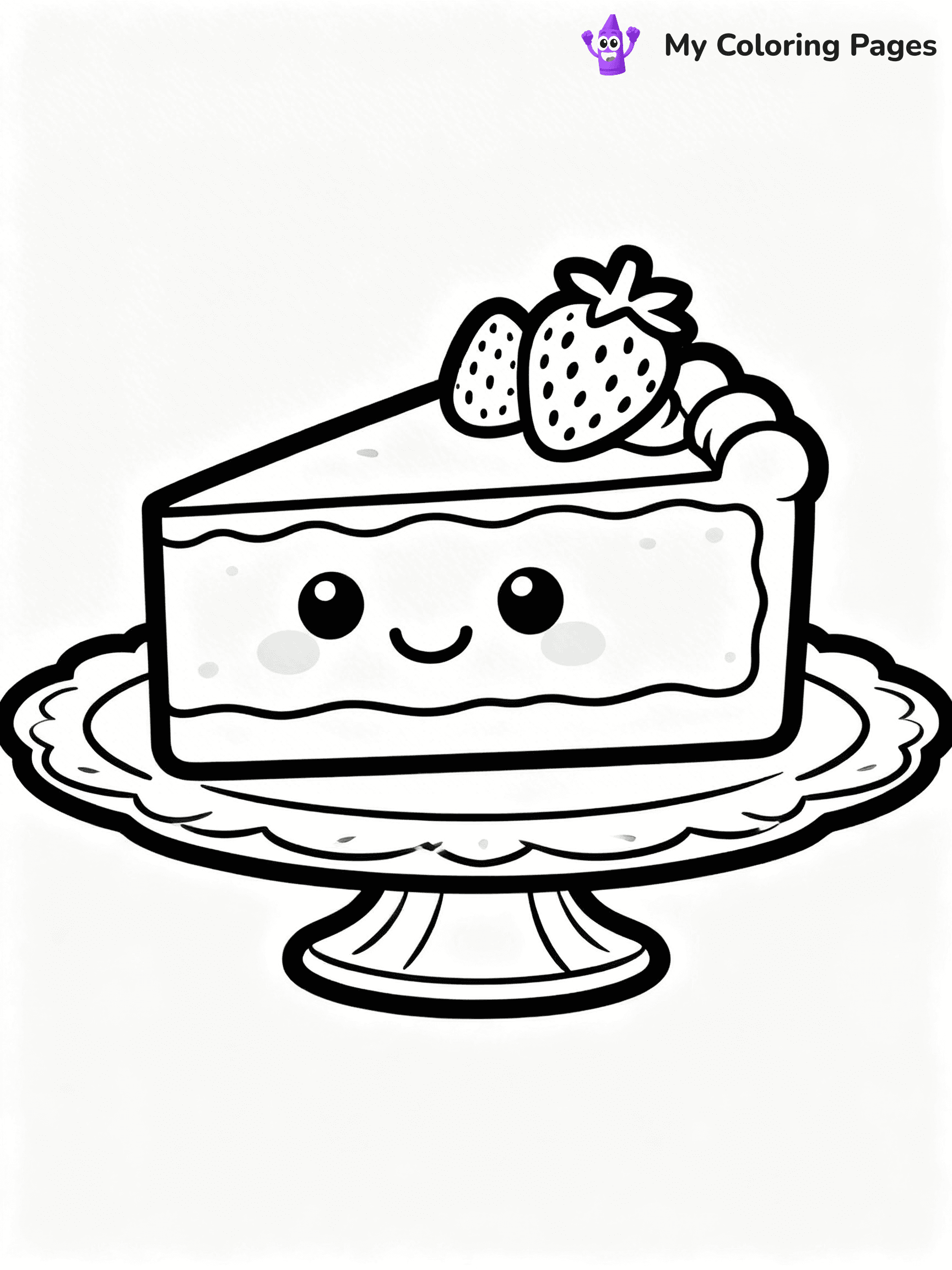 Cute Junk Food Coloring Pages - 19